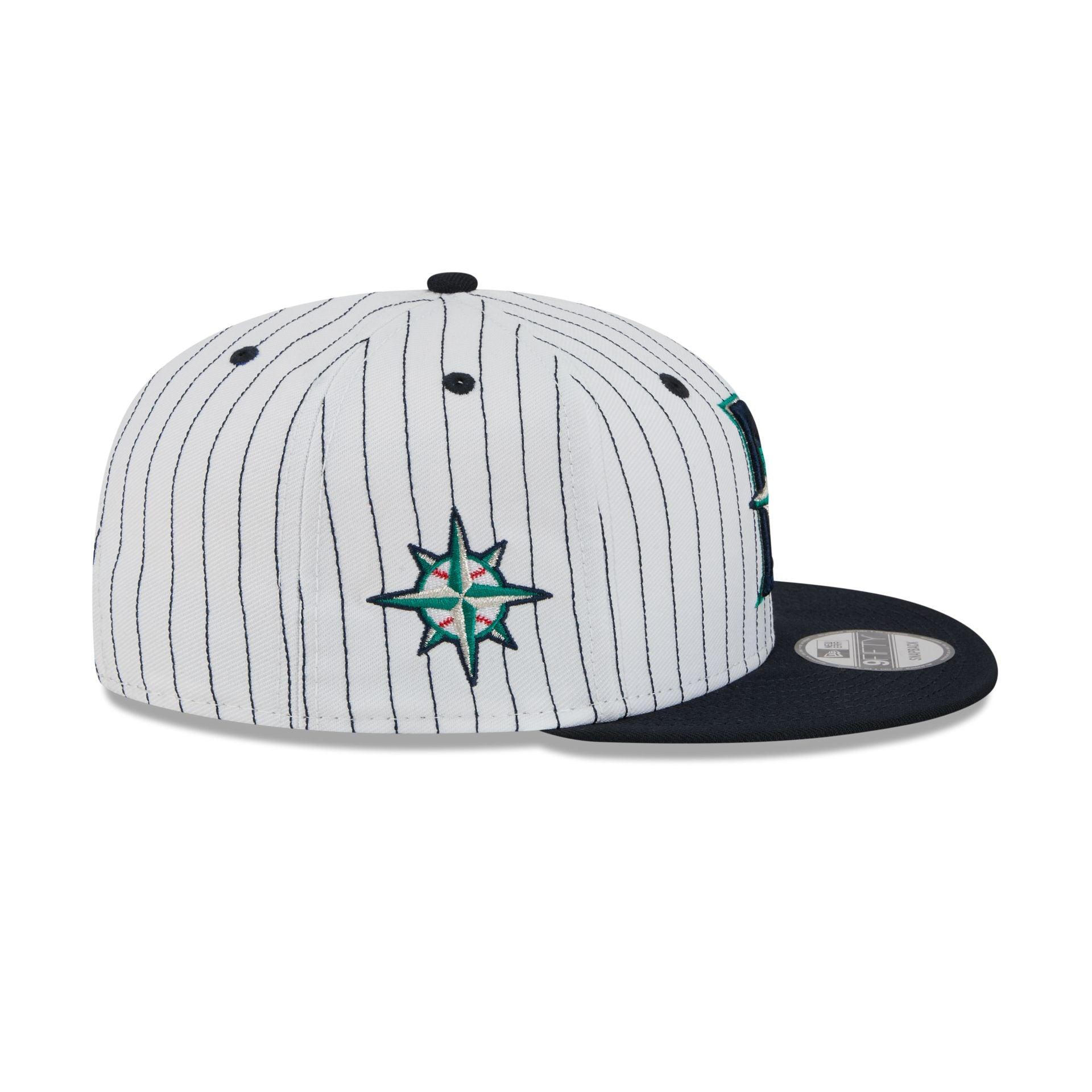 Seattle Mariners Deceptor Pinstripe 9FIFTY Snapback Hat Male Product Image