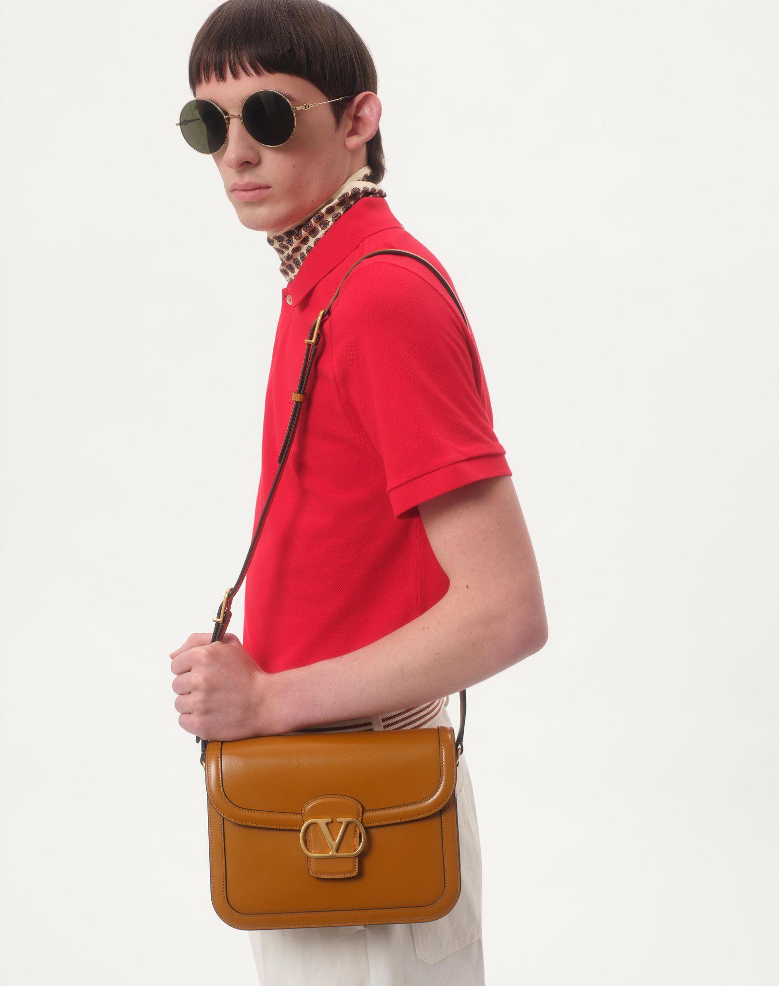 Cotton Piqué Polo Shirt With Vlogo Embroidery Product Image