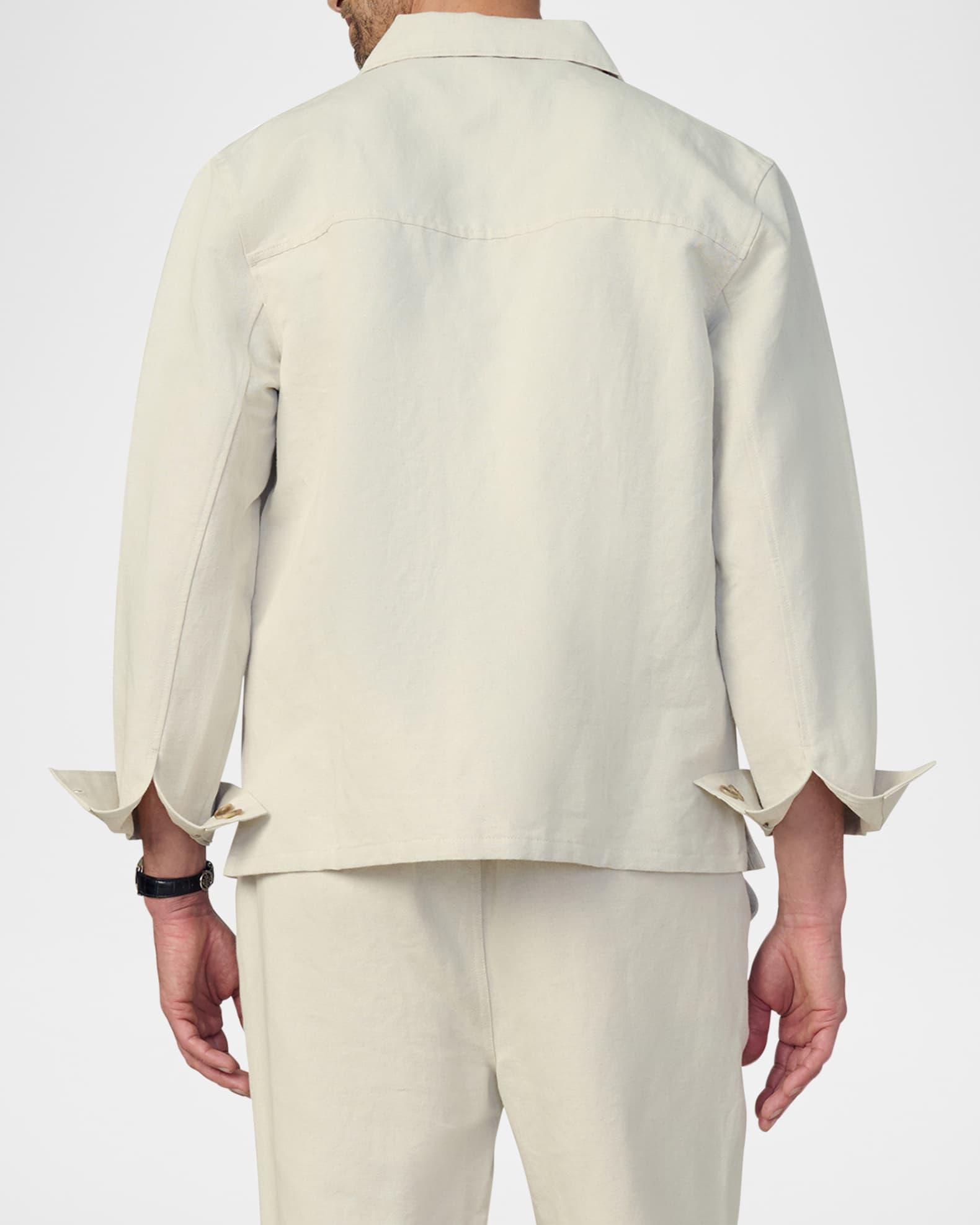 Men's Linen-Cotton Overshirt Product Image