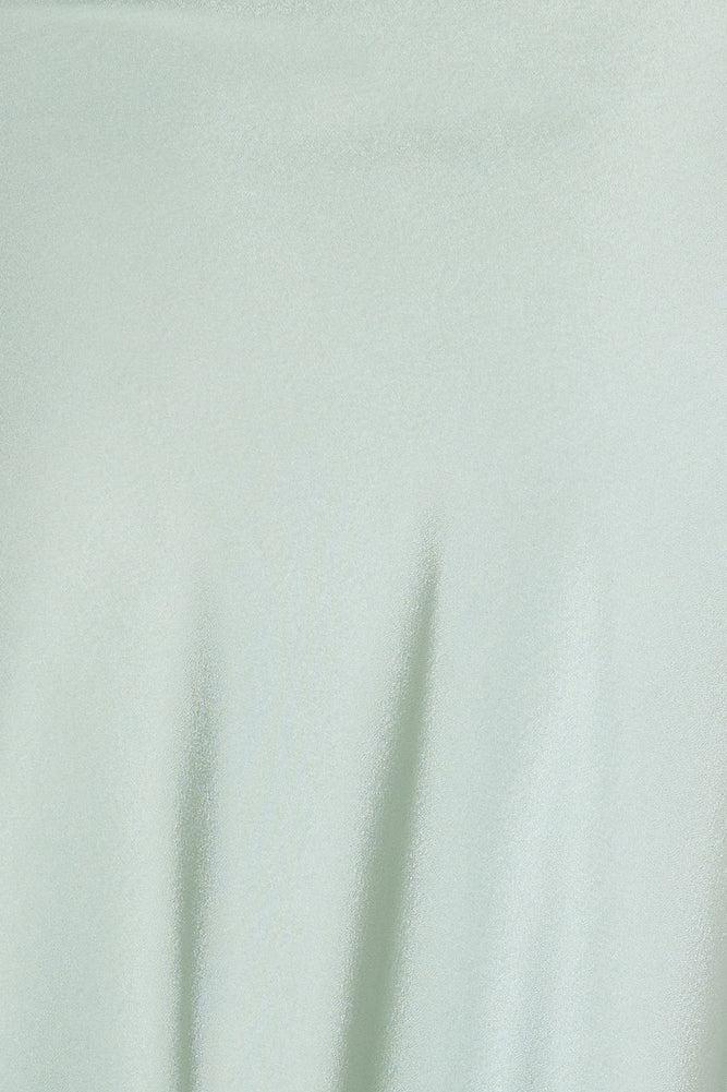 Diary Of Secrets Satin Strapless Crop Top Sage Product Image