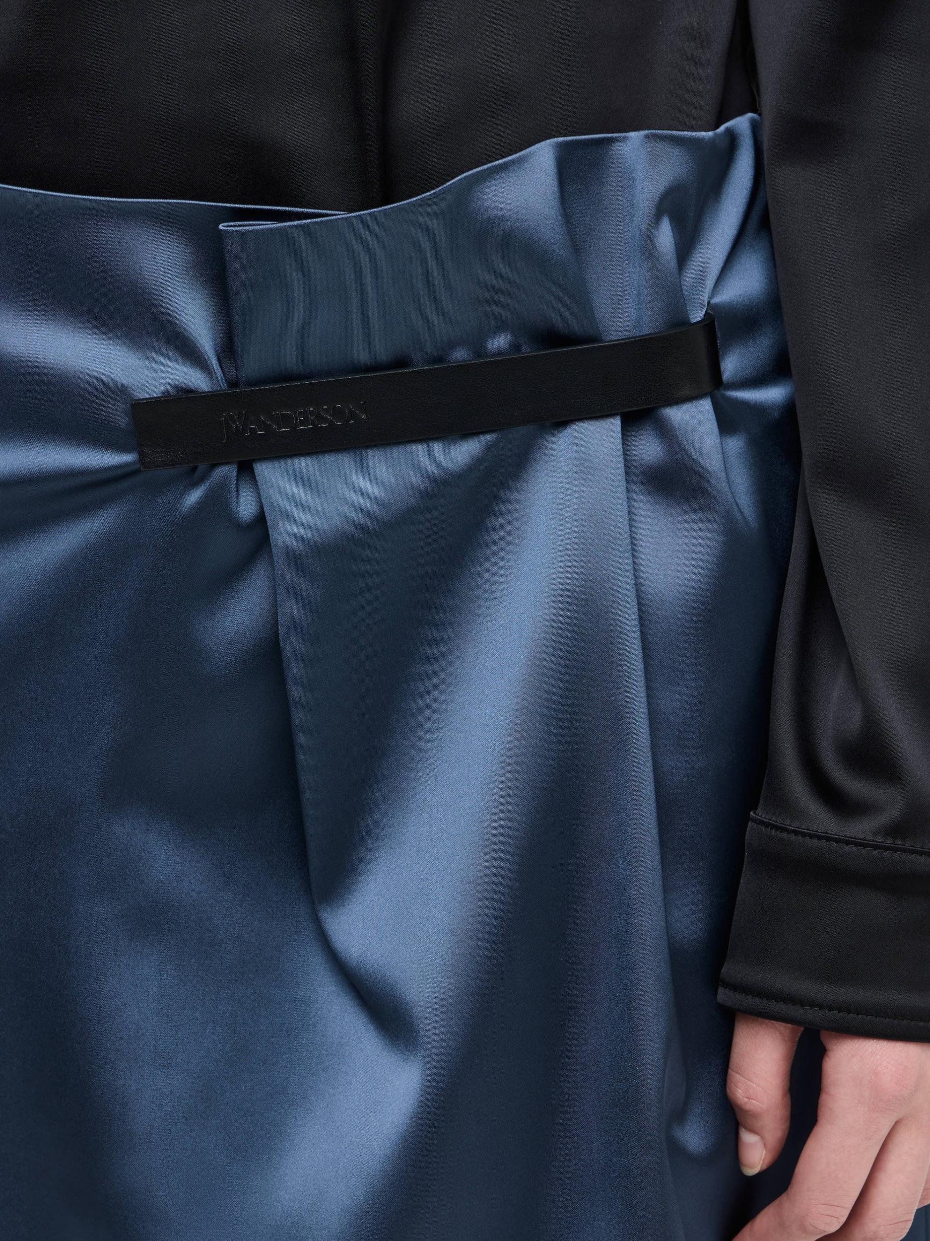 LEATHER TAB MINI SKIRT Product Image