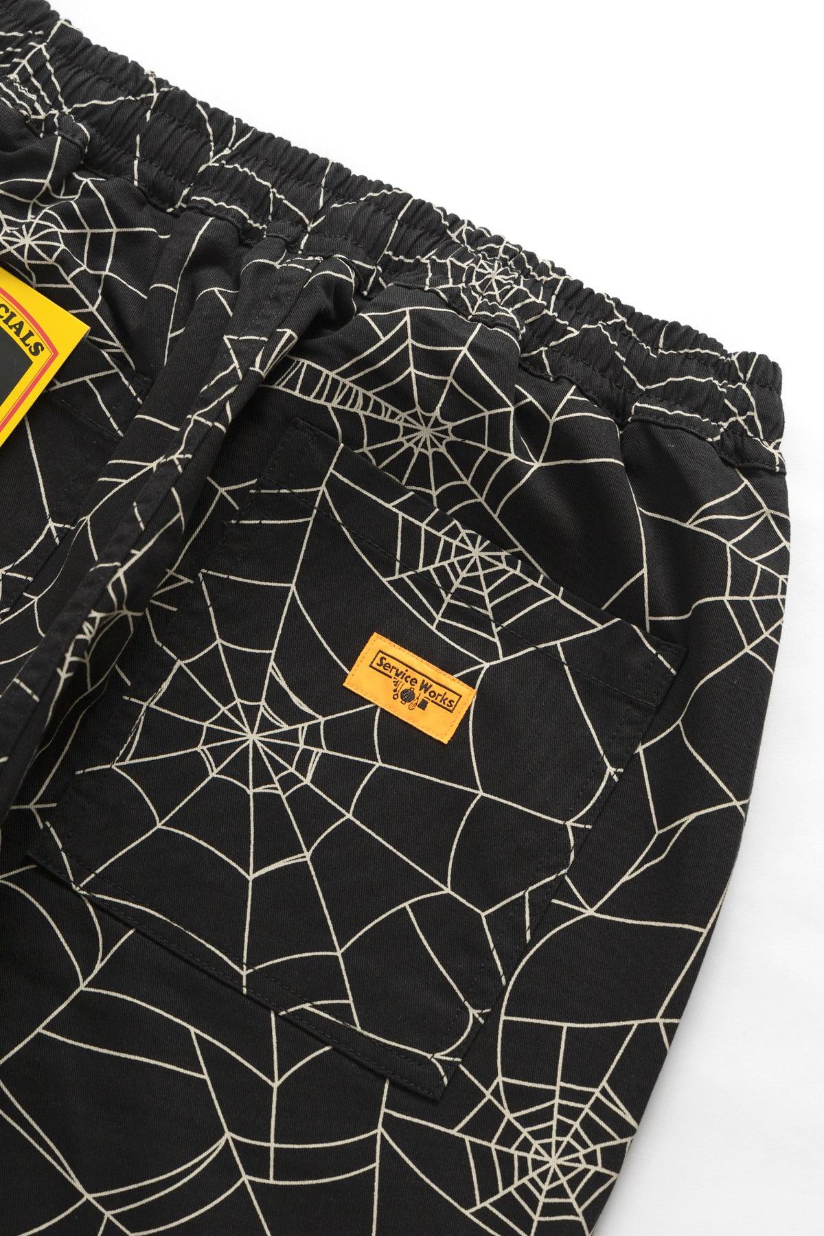 Service Works - Patterned Chef Pants - Black Web Product Image