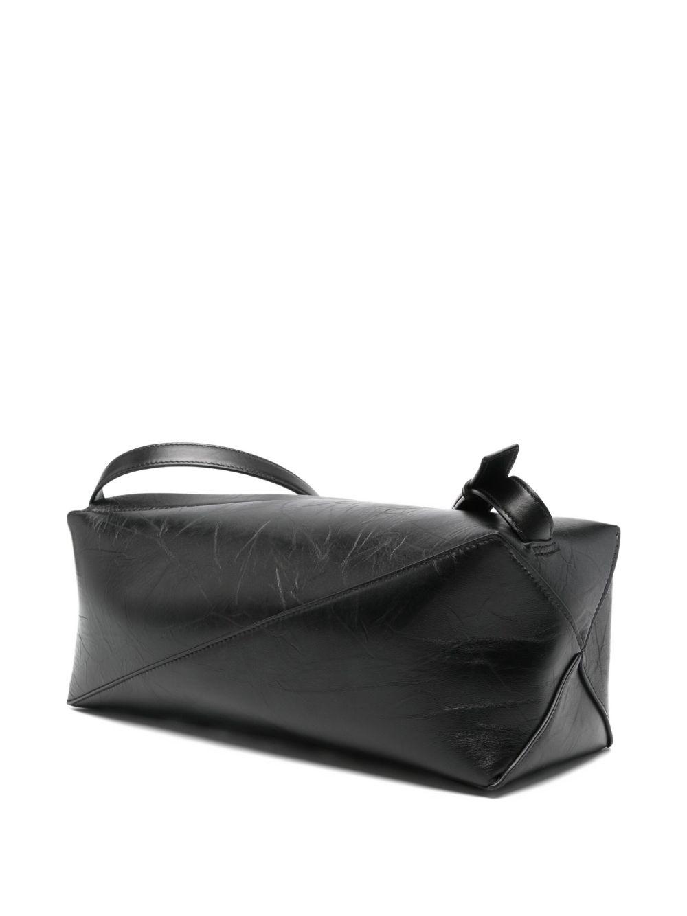 logo-print leather tote bag Product Image