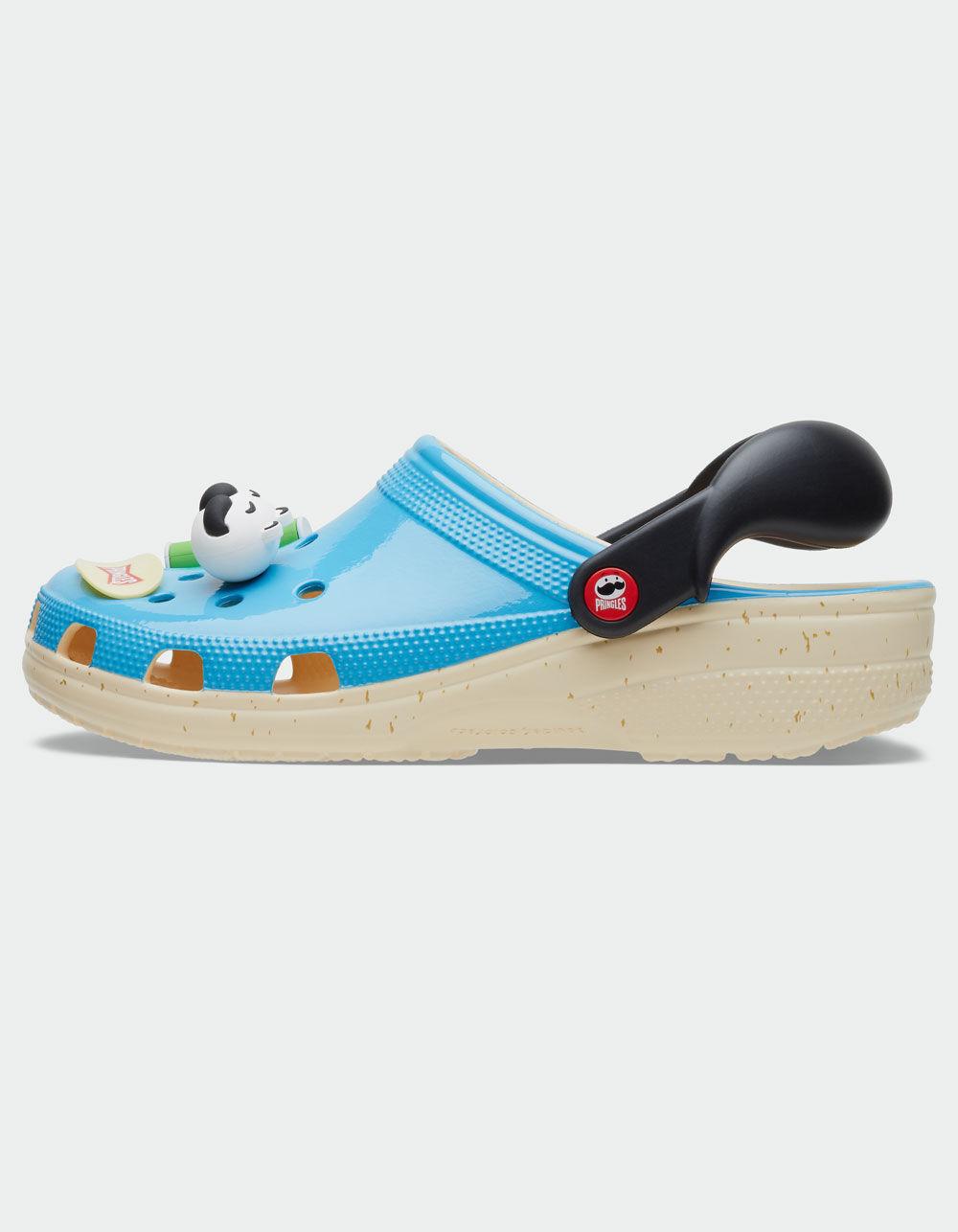 CROCS x Pringles Classic Clogs - BLUE COMBO Product Image