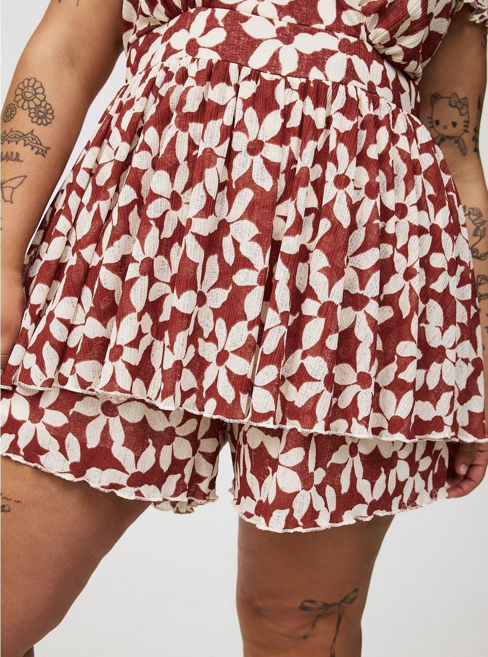 Double Flutter Sleeve Romper Product Image