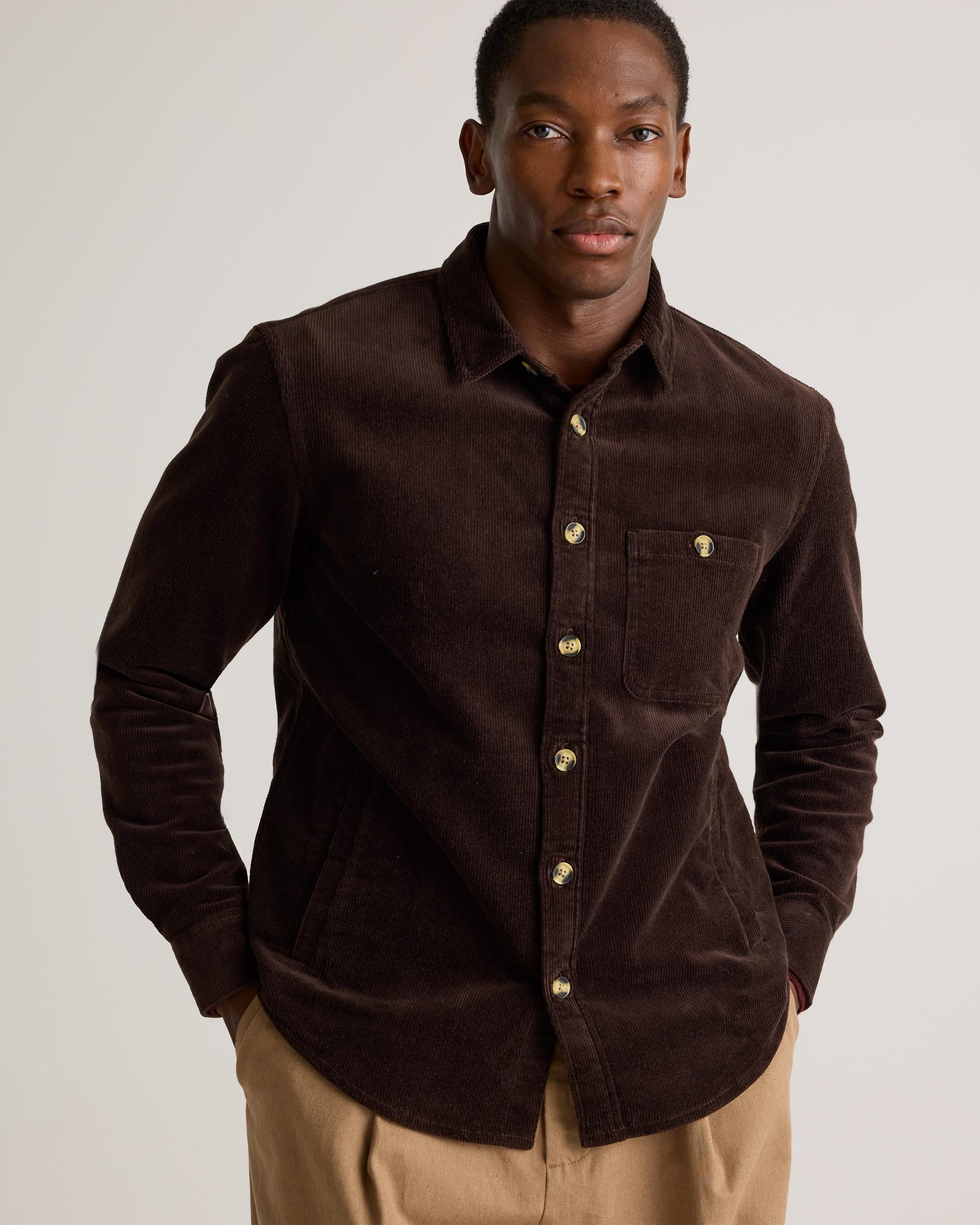 Quince | Men's Organic Stretch Corduroy Overshirt Organic Cotton Product Image