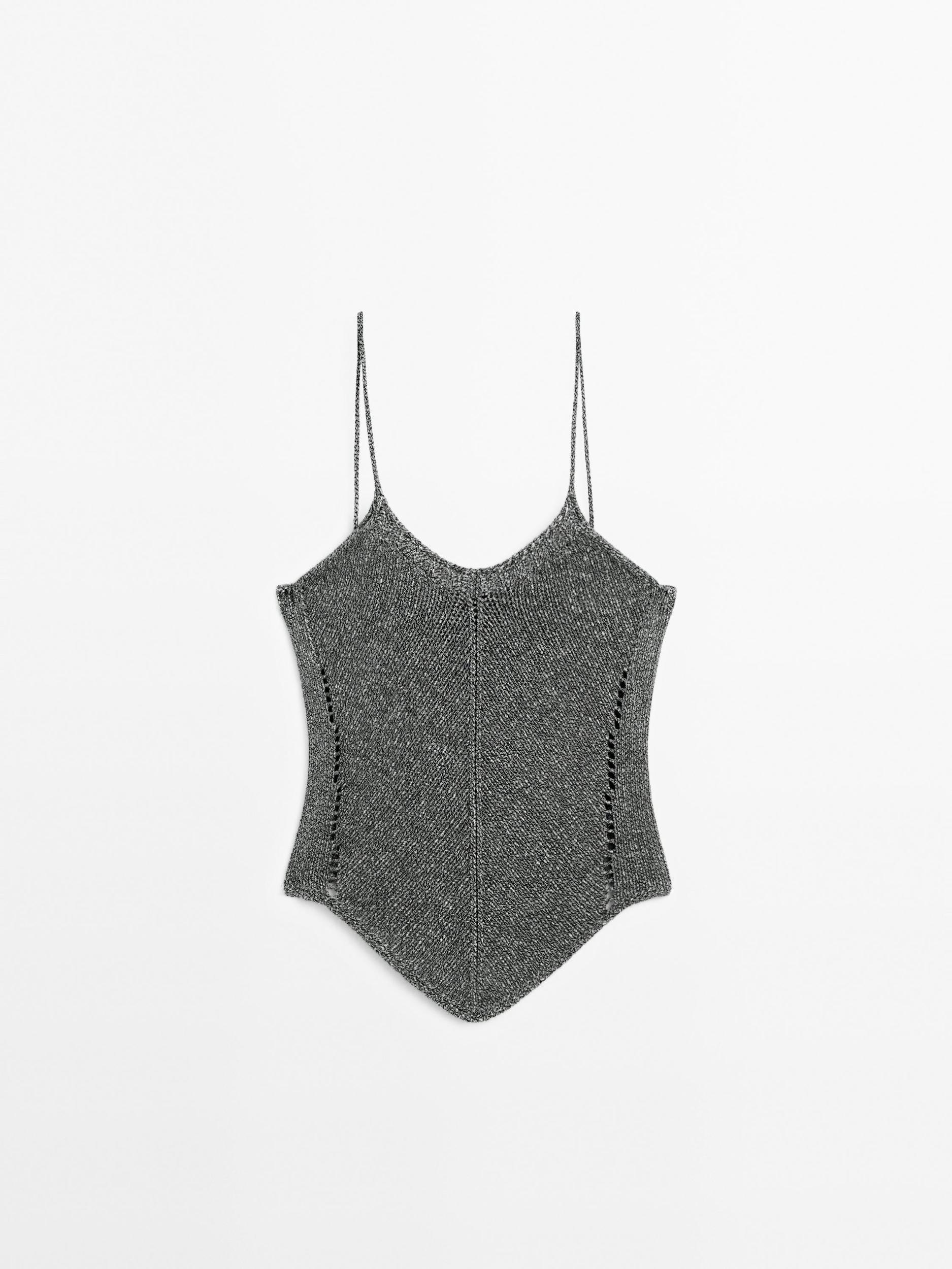 100% cotton knit top Product Image