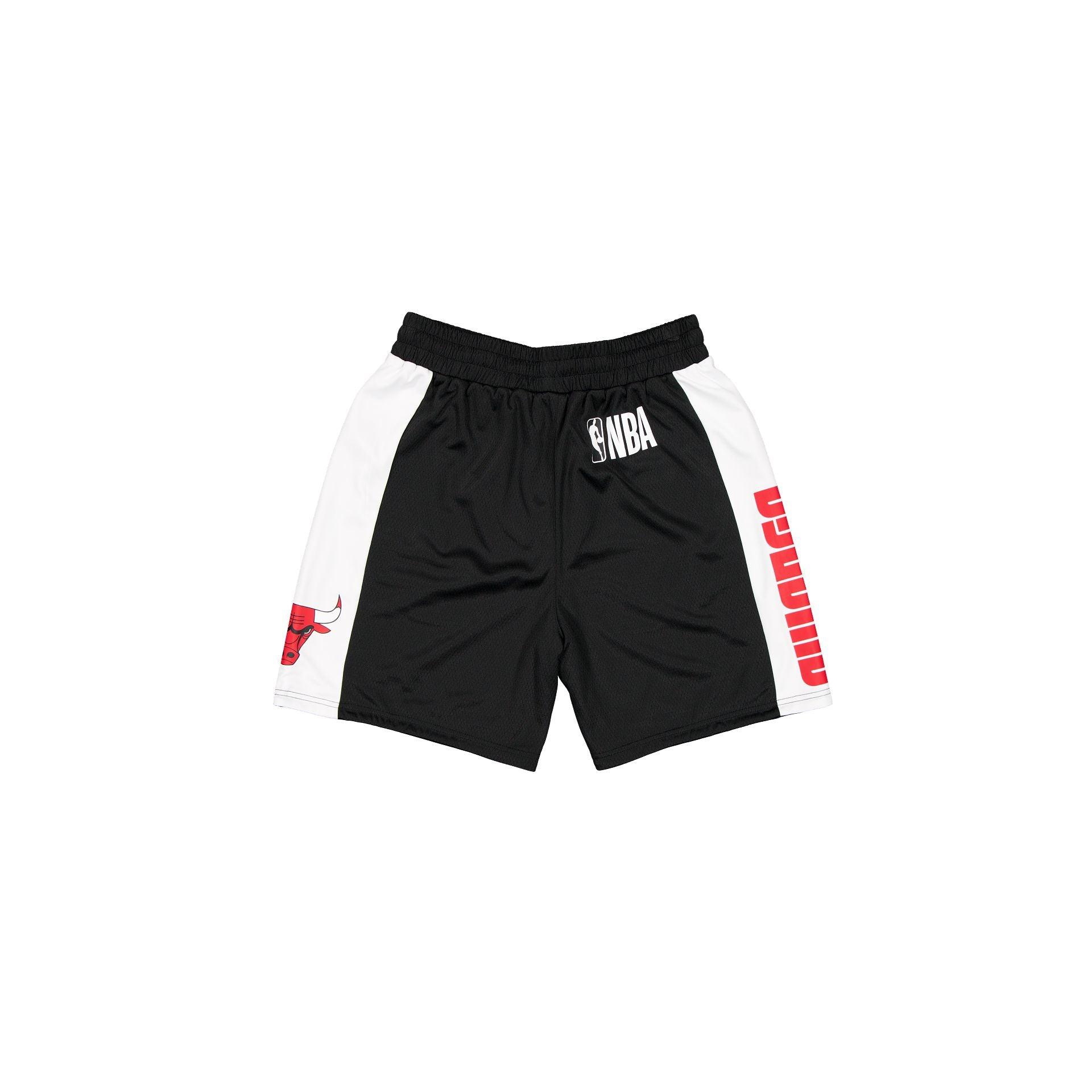 Chicago Bulls Black Graphic Mesh Shorts Male Product Image