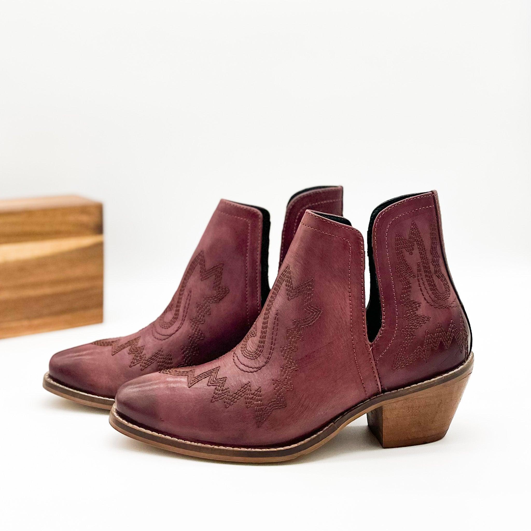 Kickin' Booties in Burgundy (Online Exclusive) Product Image