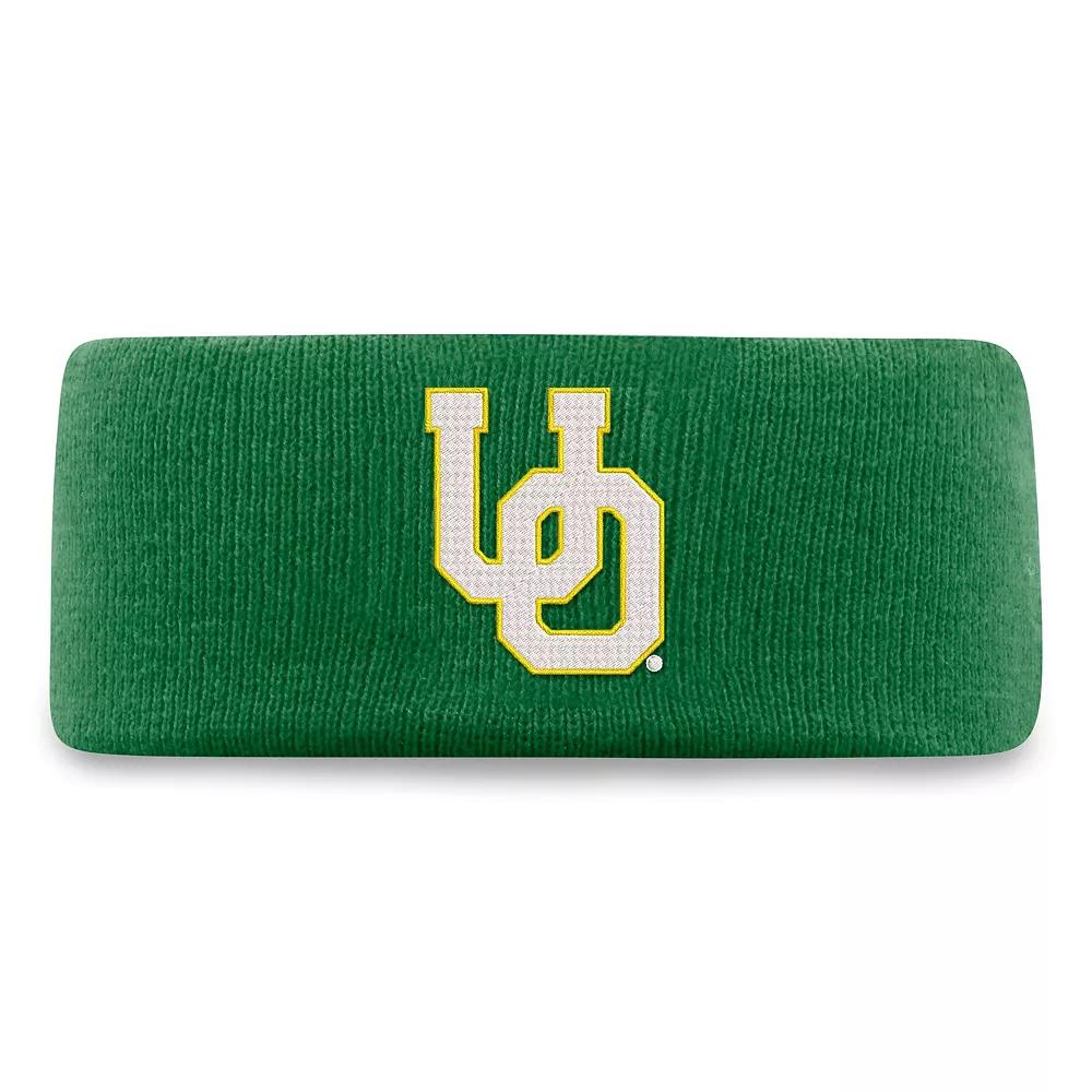 Men's Top of the World Green Oregon Ducks Knit Headband Product Image