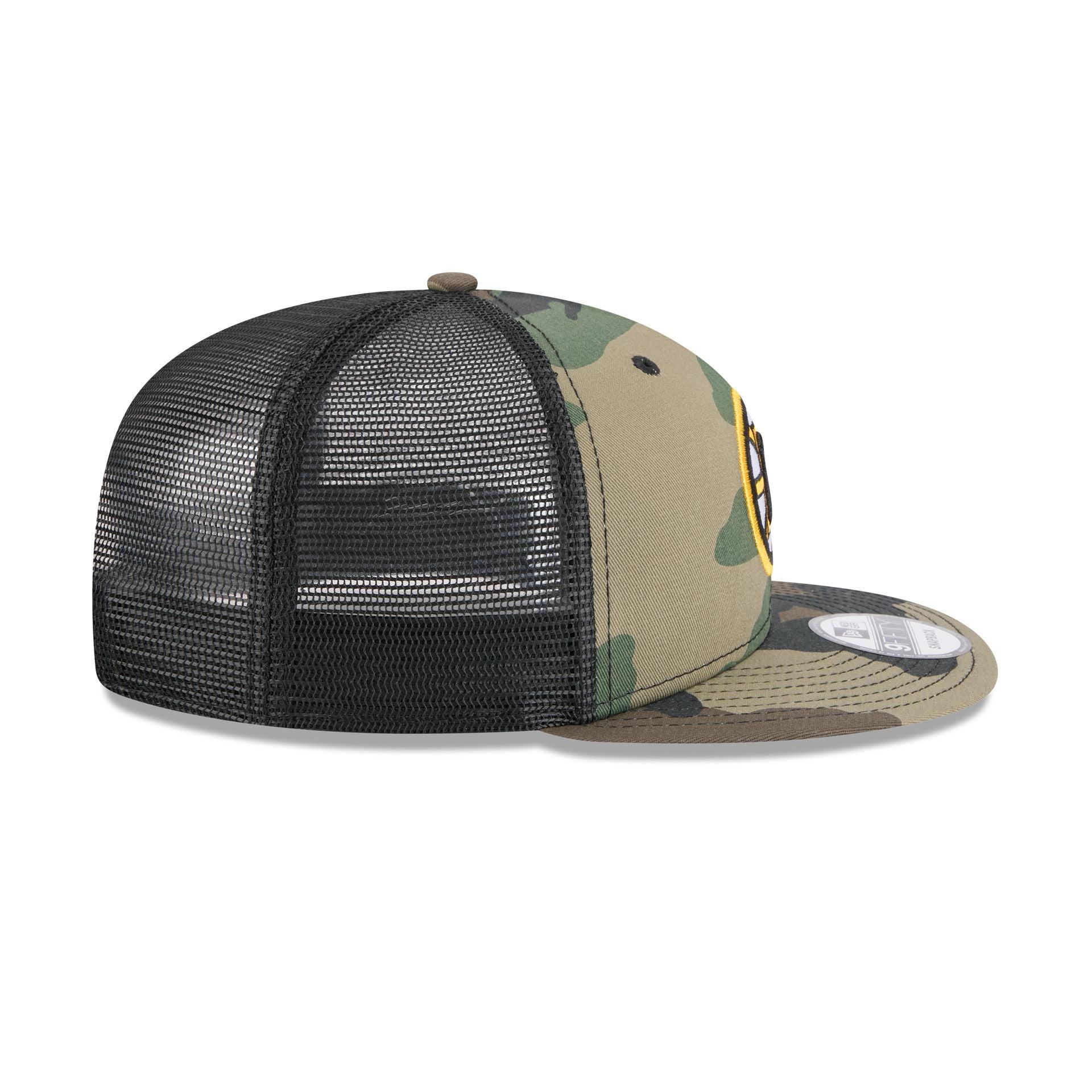 Boston Bruins Camo 9FIFTY Trucker Hat Male Product Image
