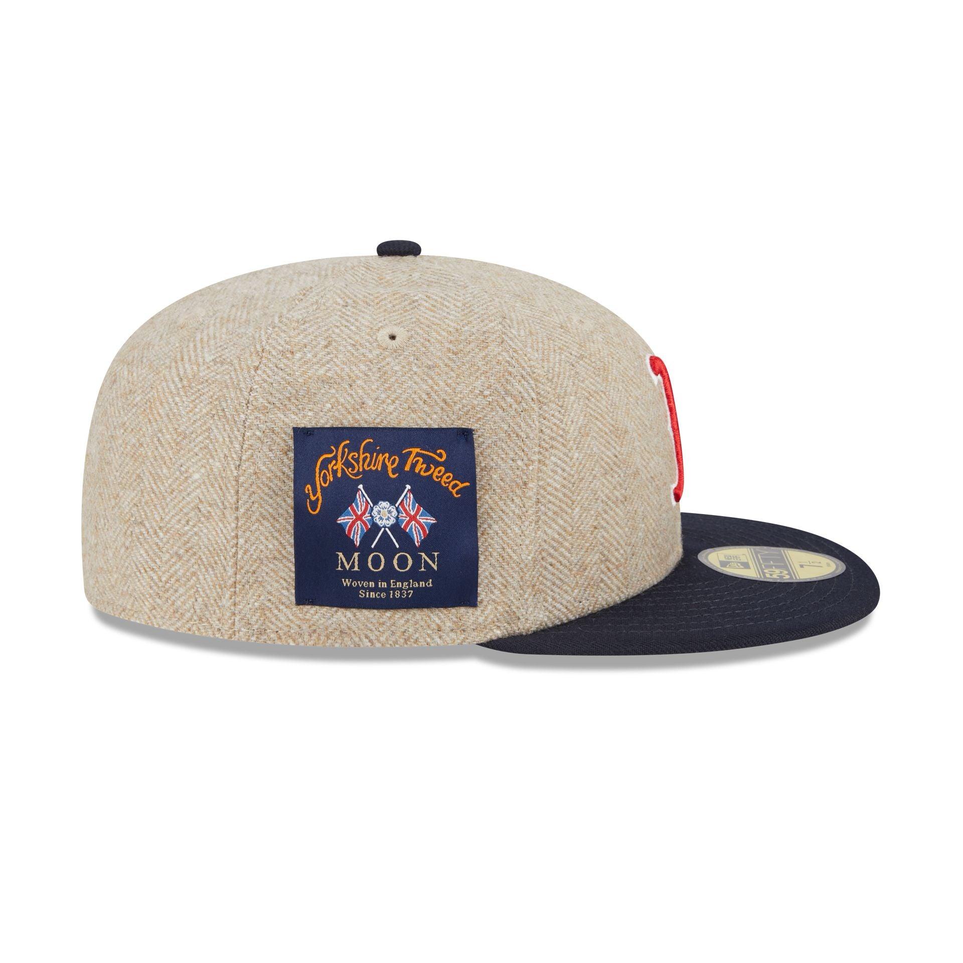 Boston Red Sox Herringbone Moon 59FIFTY Fitted Hat Male Product Image