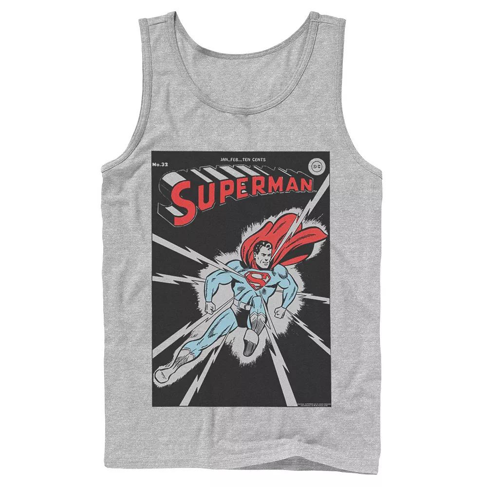 Men's DC Comics Superman No. 32 Comic Cover Poster Tank Top,  Product Image