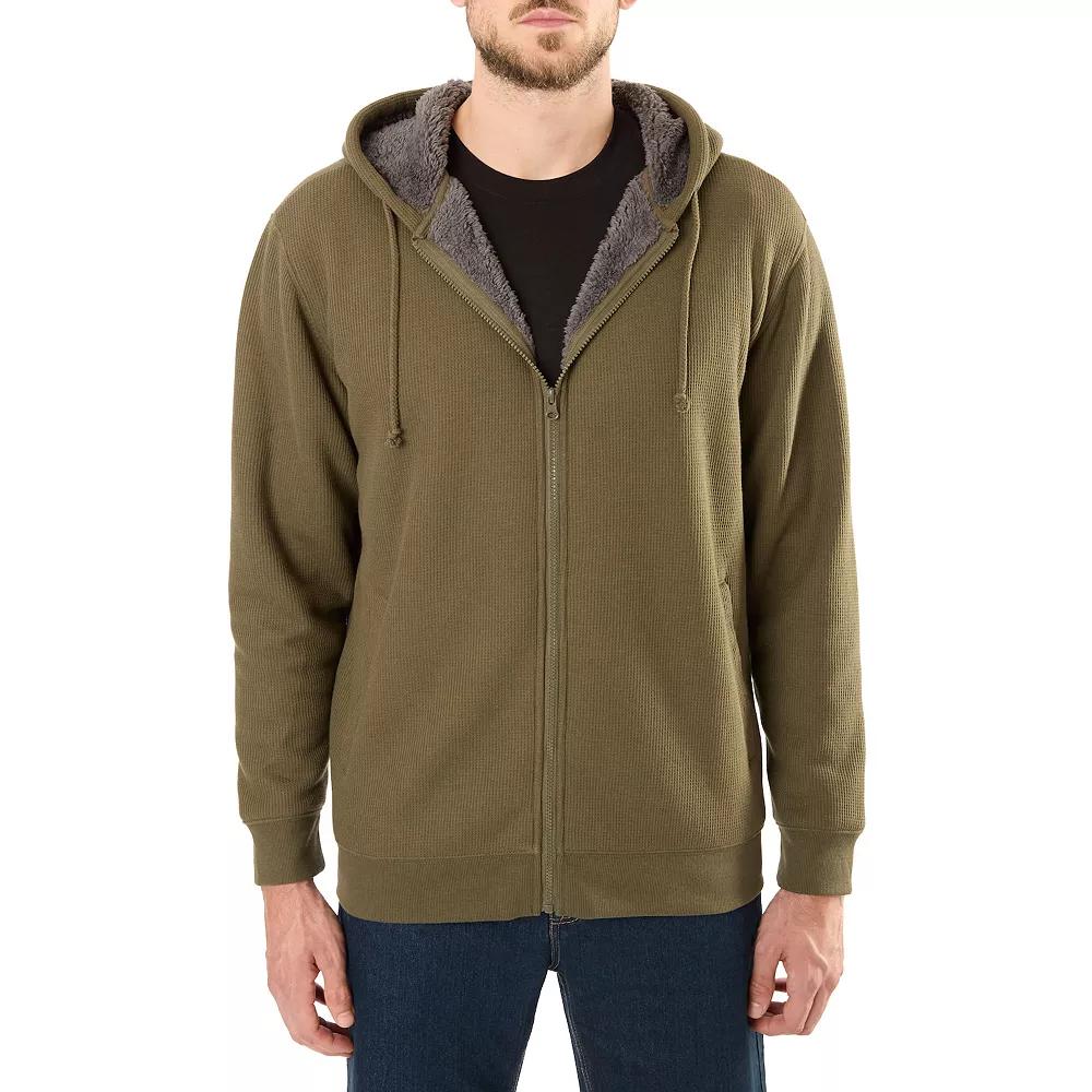 Men's Smith's Workwear Hooded Sherpa-Lined Thermal Jacket,  Product Image
