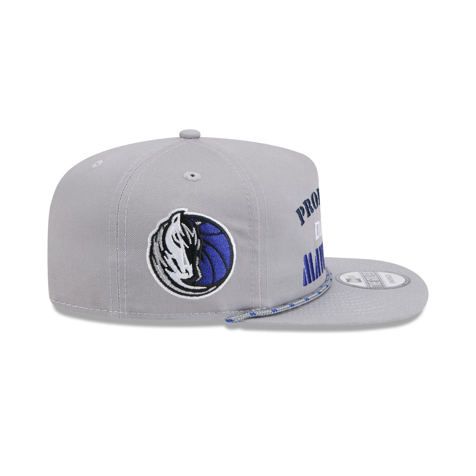 Dallas Mavericks Vintage Gray Rope Golfer Hat Male Product Image