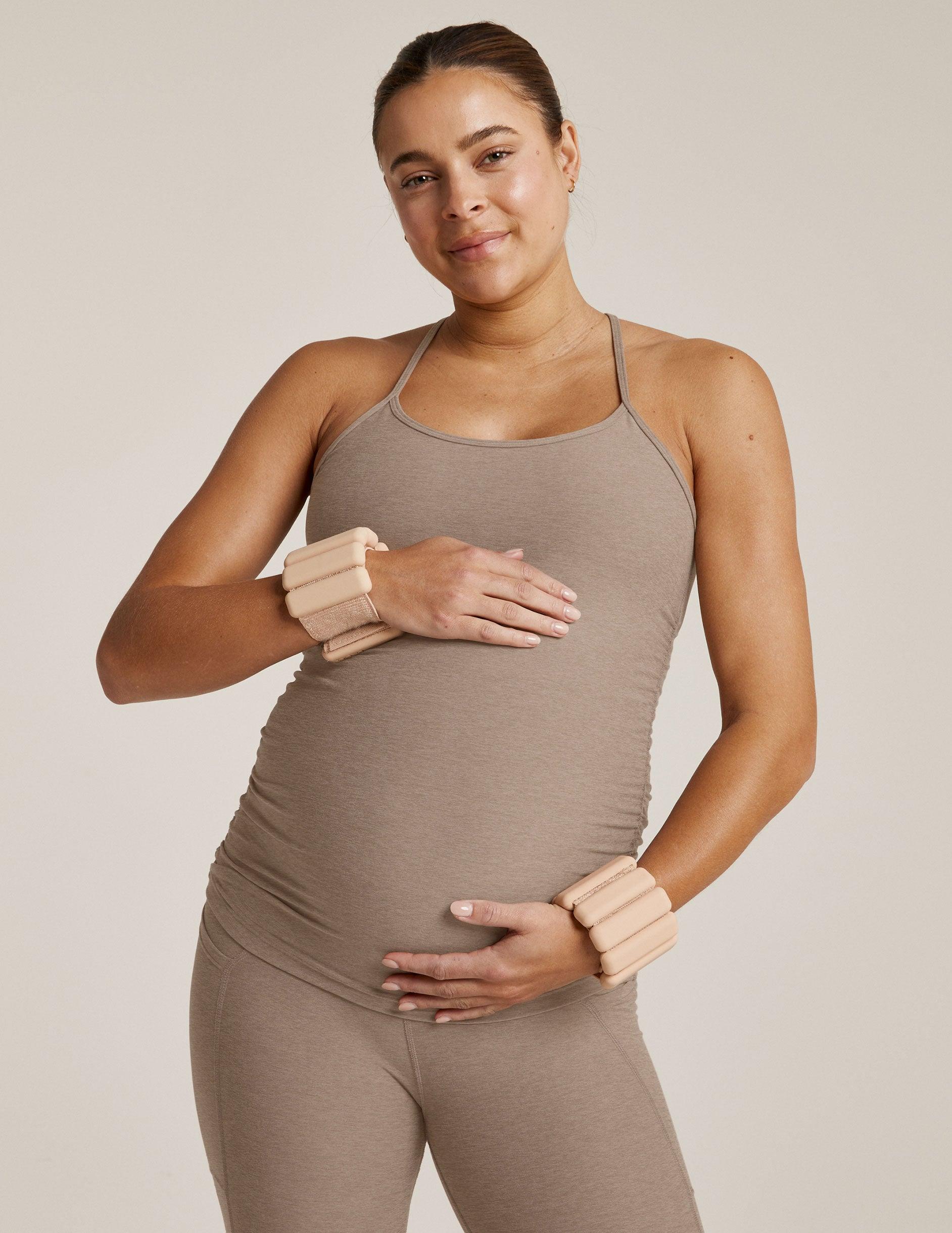 Spacedye Keep Your Cool Maternity Slim Racerback Tank Product Image