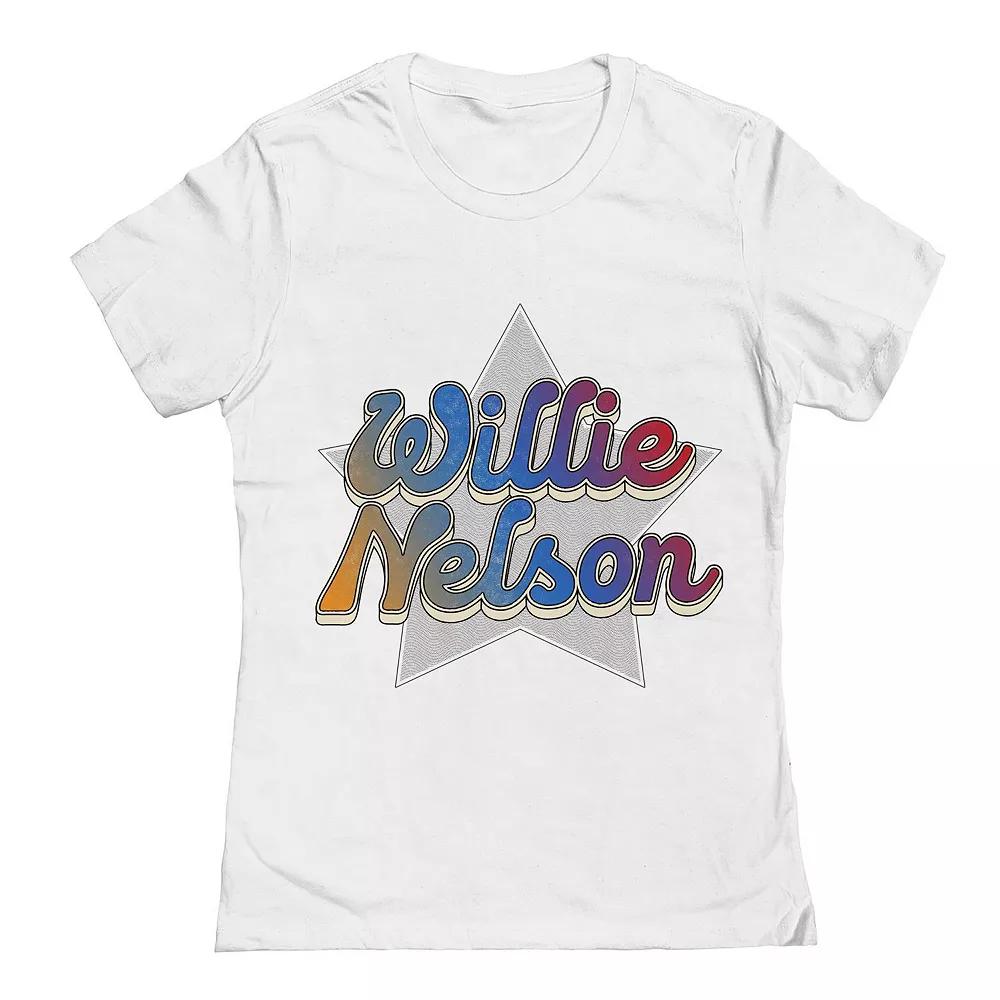 Junior's Willie Nelson The Star Graphic Tee, Women's,  Product Image