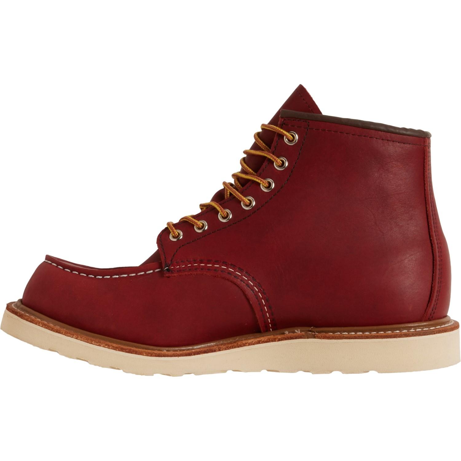 Red Wing 6” Classic Gore-Tex® Moc-Toe Boots - Waterproof, Leather, Factory 2nds (For Men) Product Image