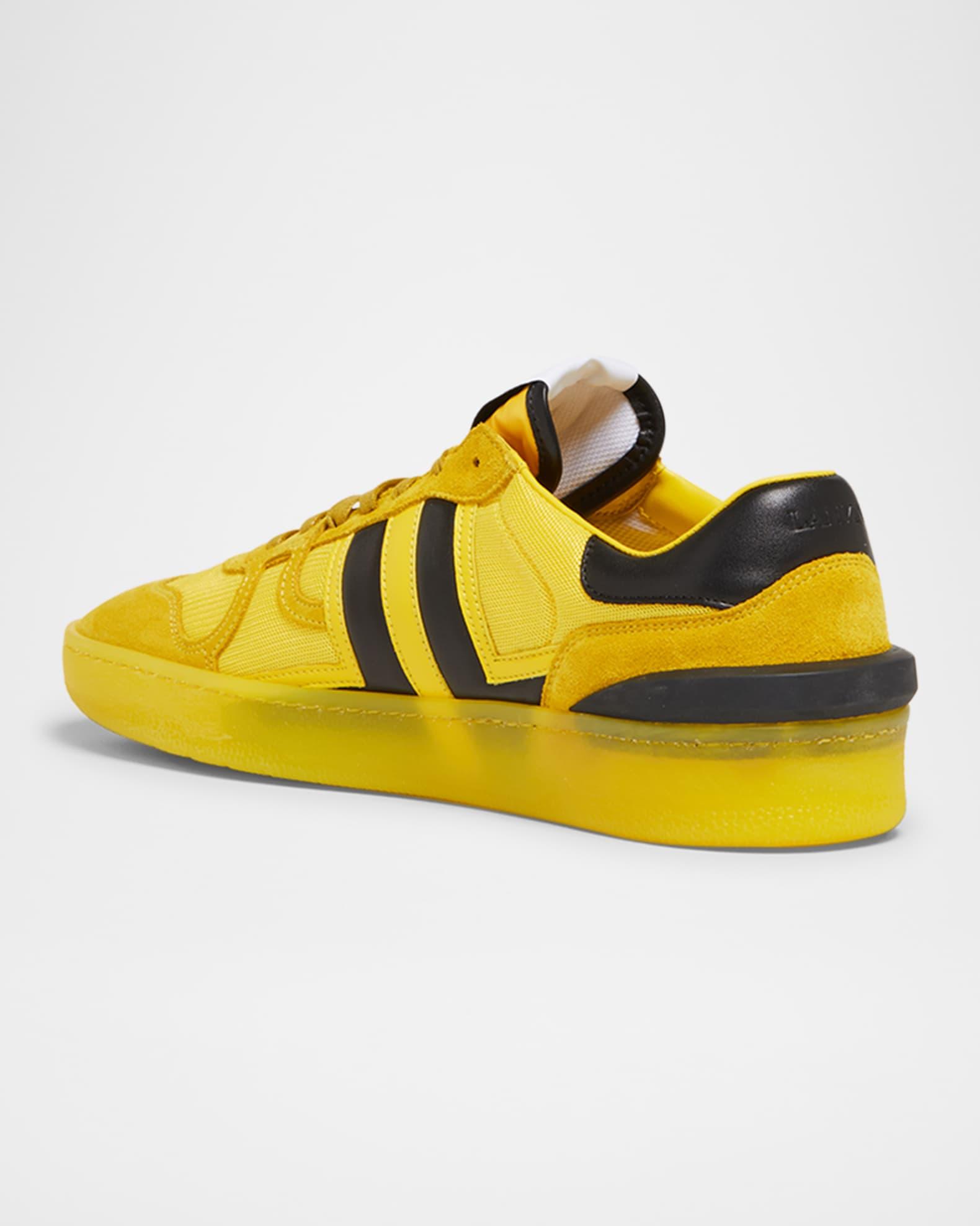 Men's Clay Leather and Mesh Low-Top Sneakers Product Image