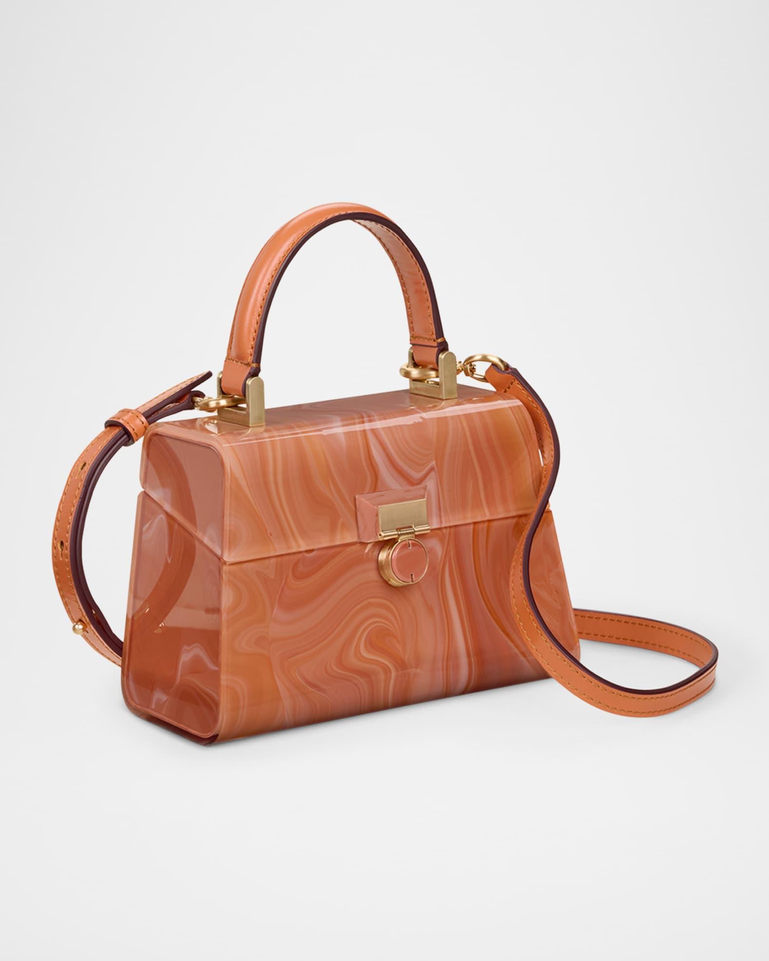 Sybil Nano Marble Acrylic Crossbody Bag Product Image