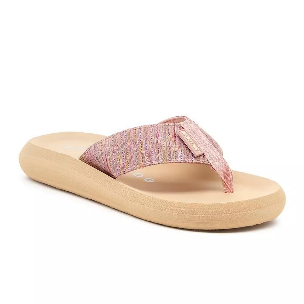 Rocket Dog Spotlight 2 Women's Flip Flop Sandals, Size: 7, Pink Stripes Product Image