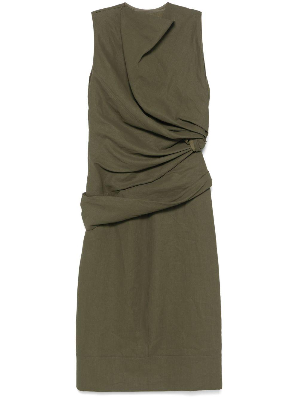 draped maxi dress Product Image