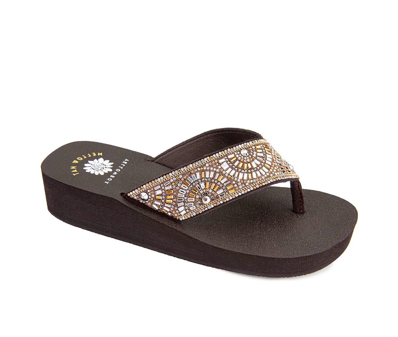 Women's Yellow Box Laina Wedge Flip-Flops Product Image