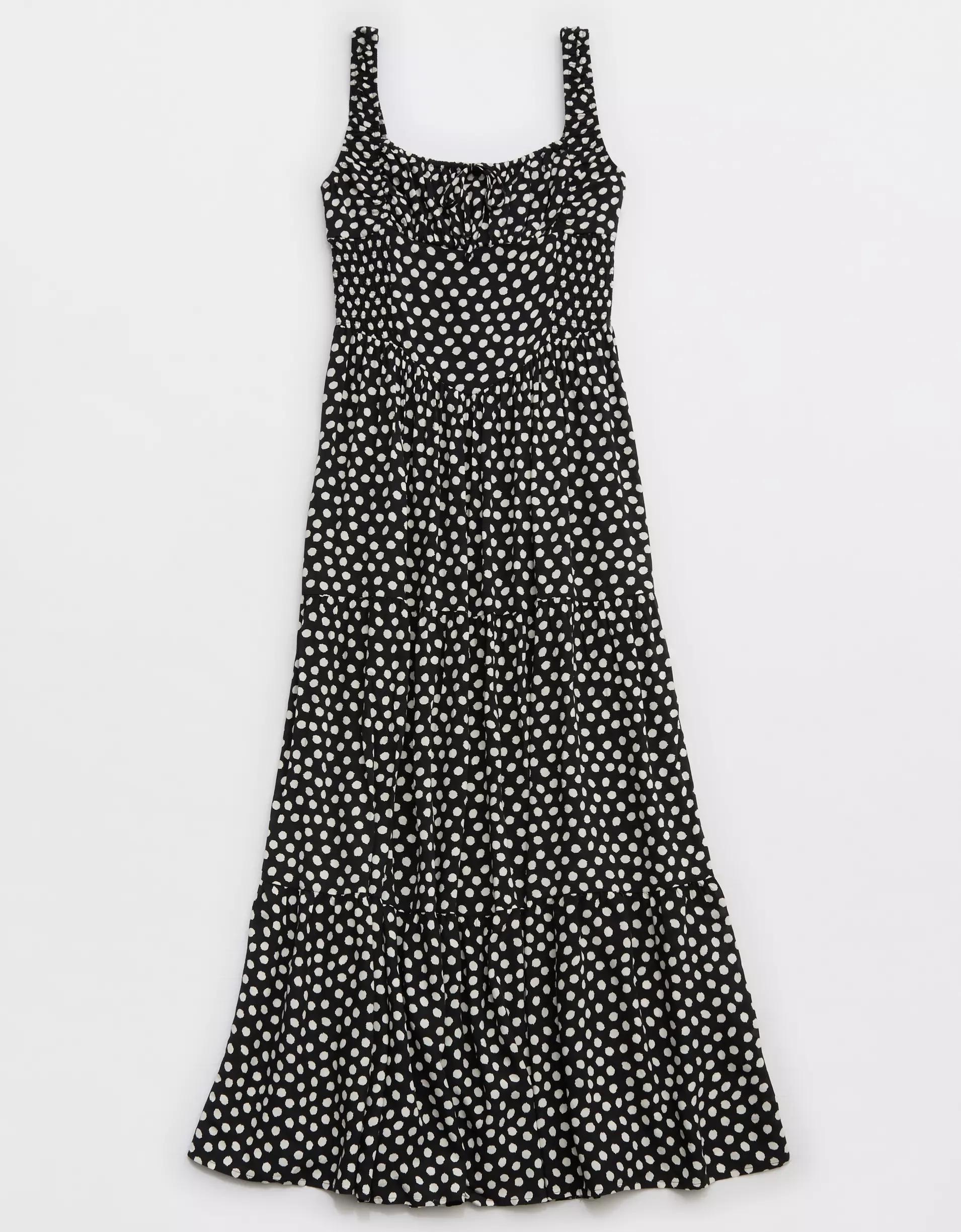 Aerie Polka Dot Maxi Dress Product Image