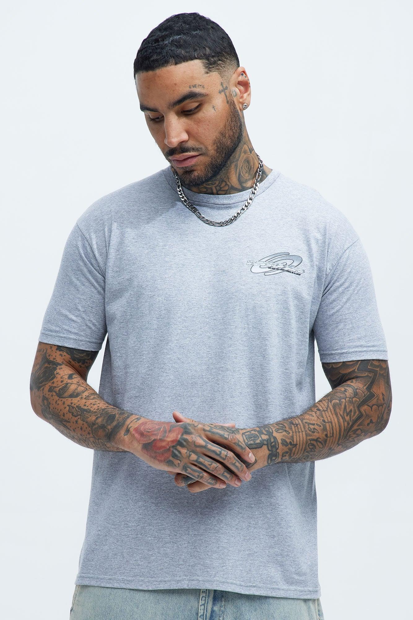 Infinite Life Short Sleeve Tee - Grey Product Image