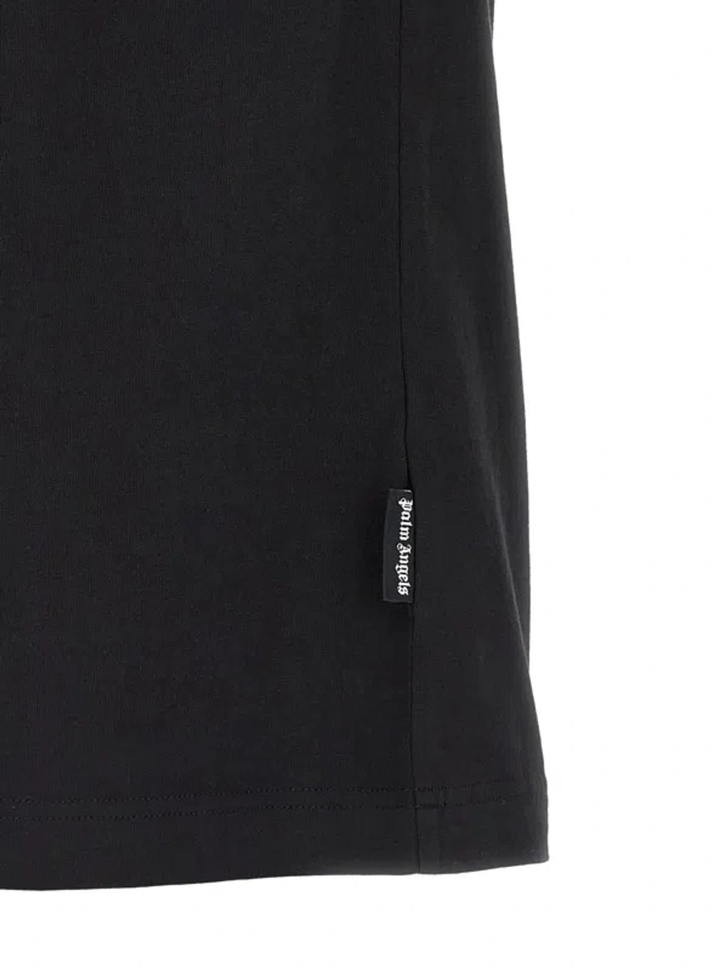 PALM ANGELS Logo Graphic Cotton T-shirt In Black Product Image