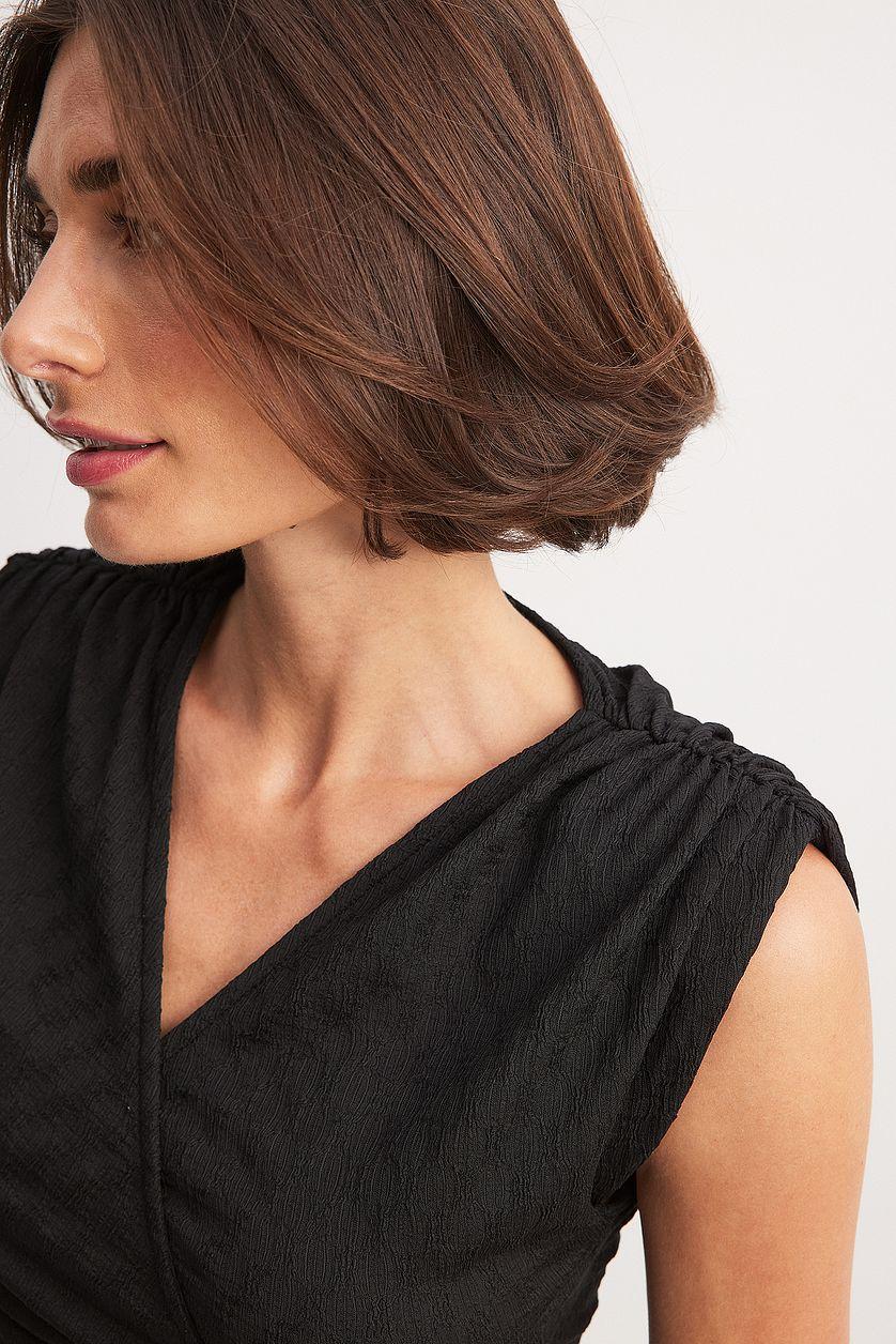 Overlap Sleeveless Top Product Image