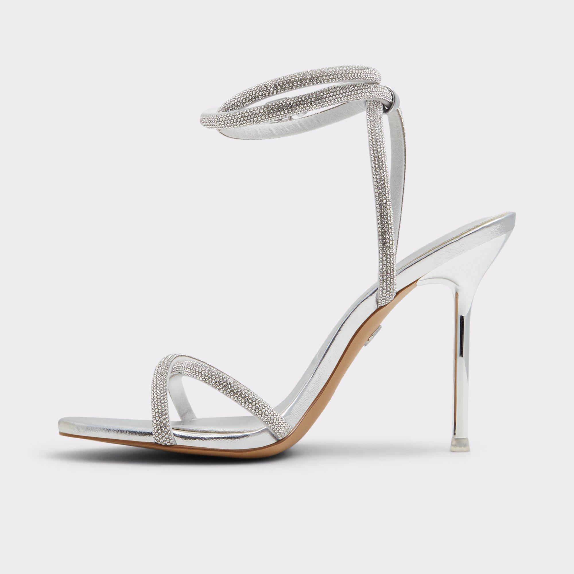 Manaelden Silver Women's Heeled sandals | ALDO US Product Image