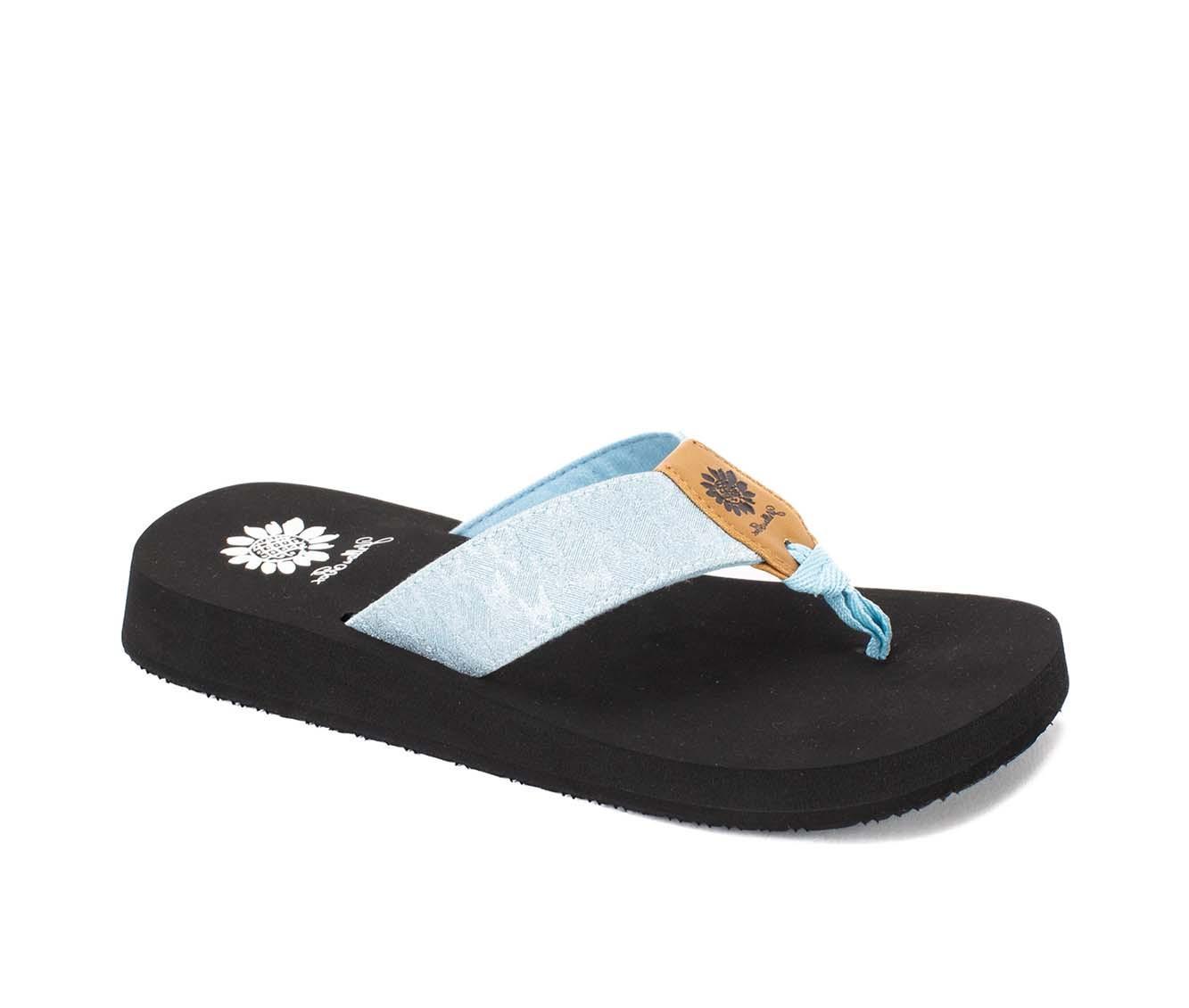 Women's Yellow Box Fonsie Flip-Flops Product Image