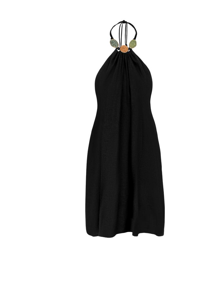 Aiden Short Dress - Black Product Image