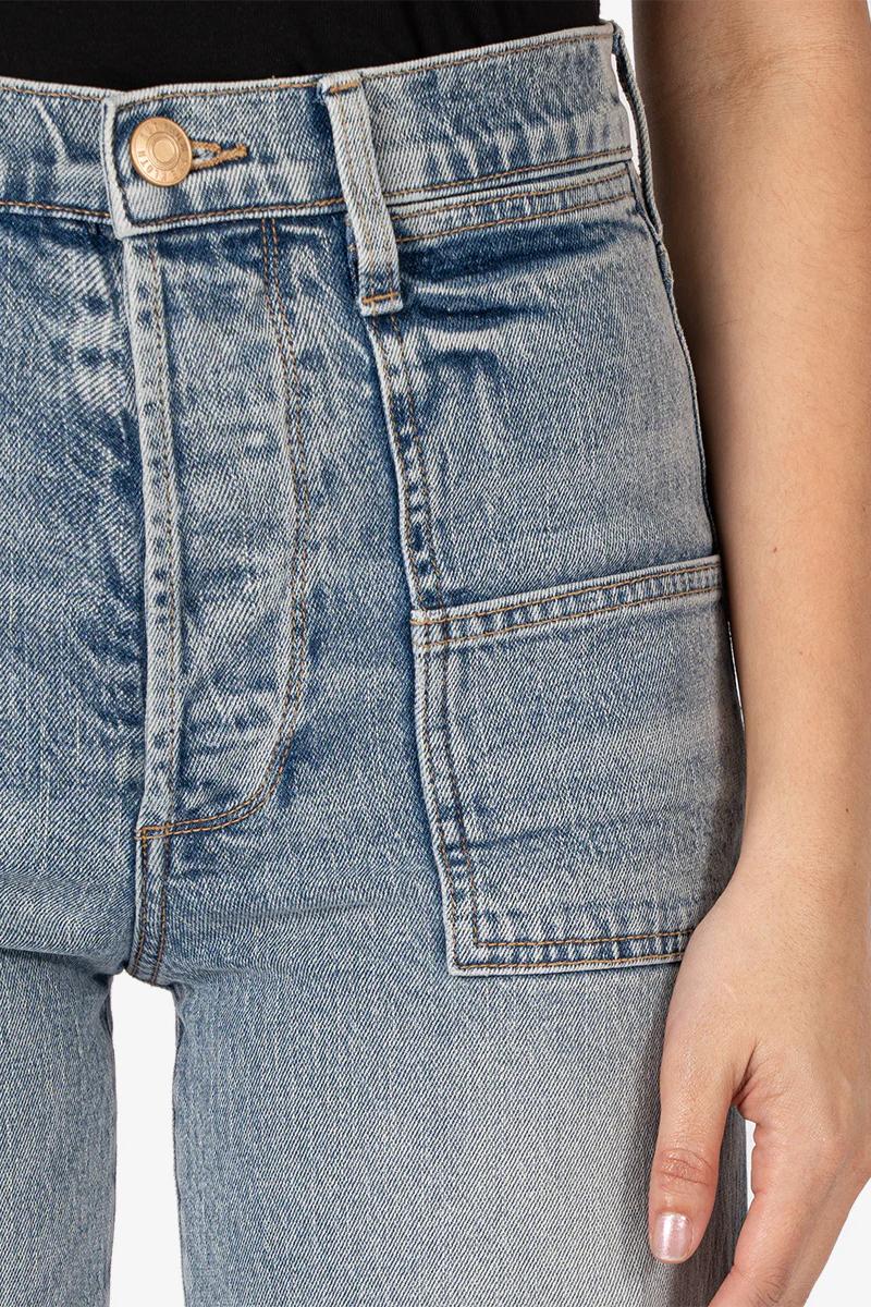 Sienna High Rise Wide Leg- Must w/ Medium Base Wash Product Image