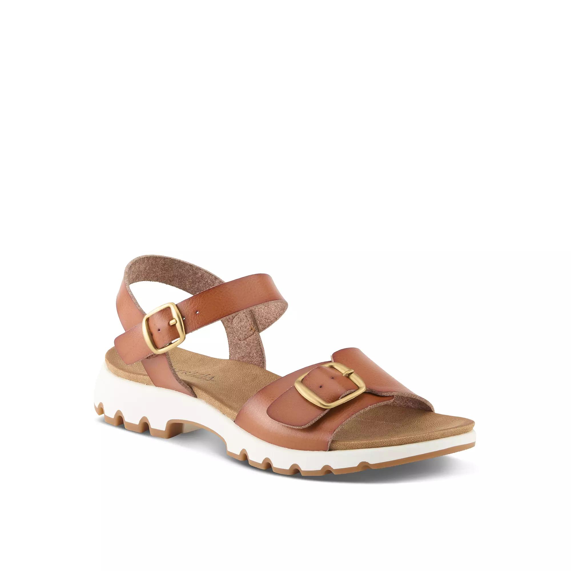 Patrizia Women's Bunch Flat Sandals, Size: 41, Brown Product Image