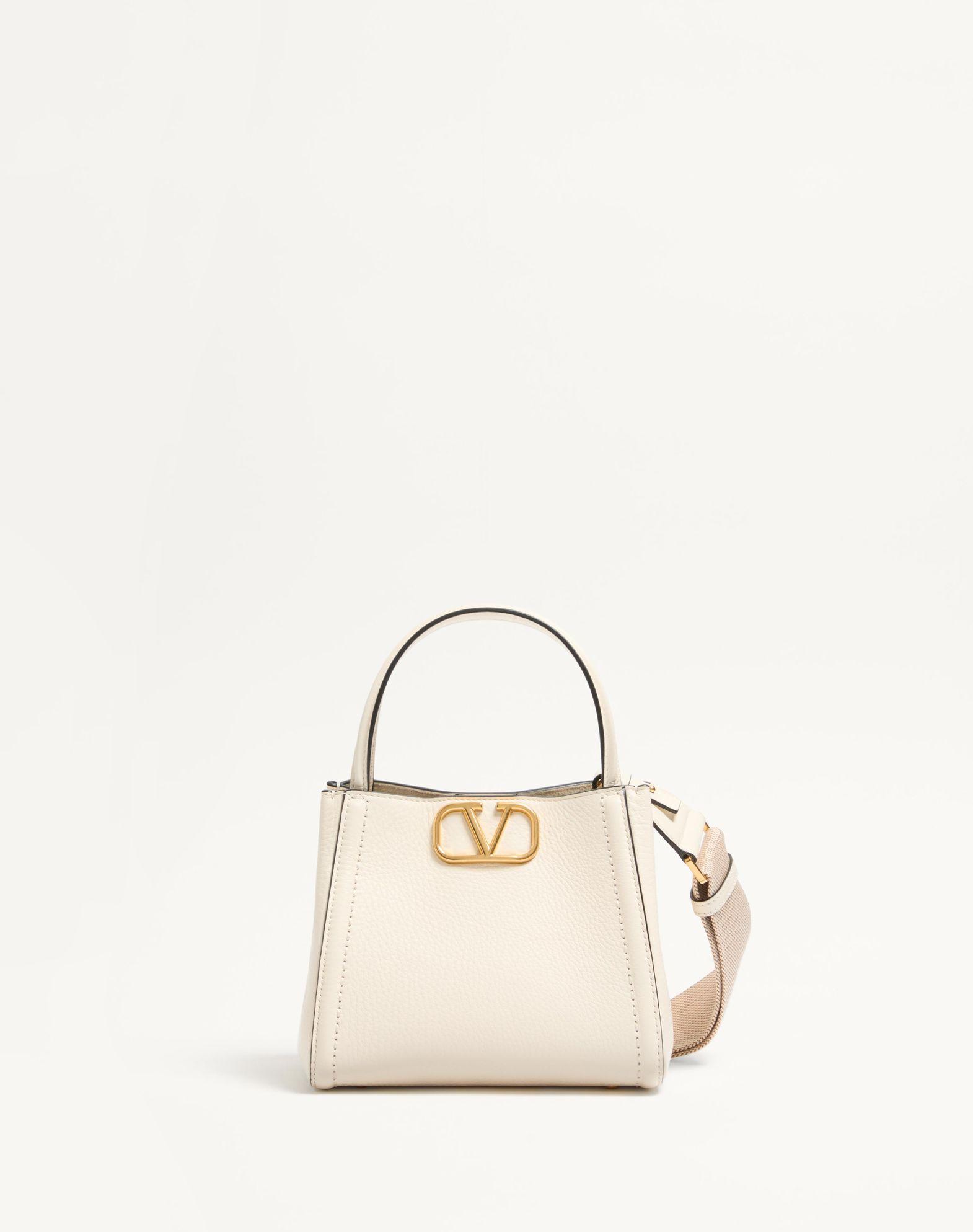 Valentino Garavani Alltime Small Handbag In Grainy Calfskin Product Image