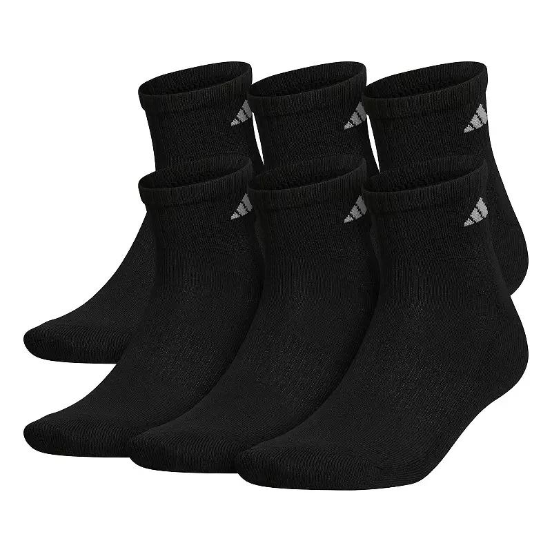 Men's adidas 6-pk. Athletic Cushioned Quarter Socks,  Product Image