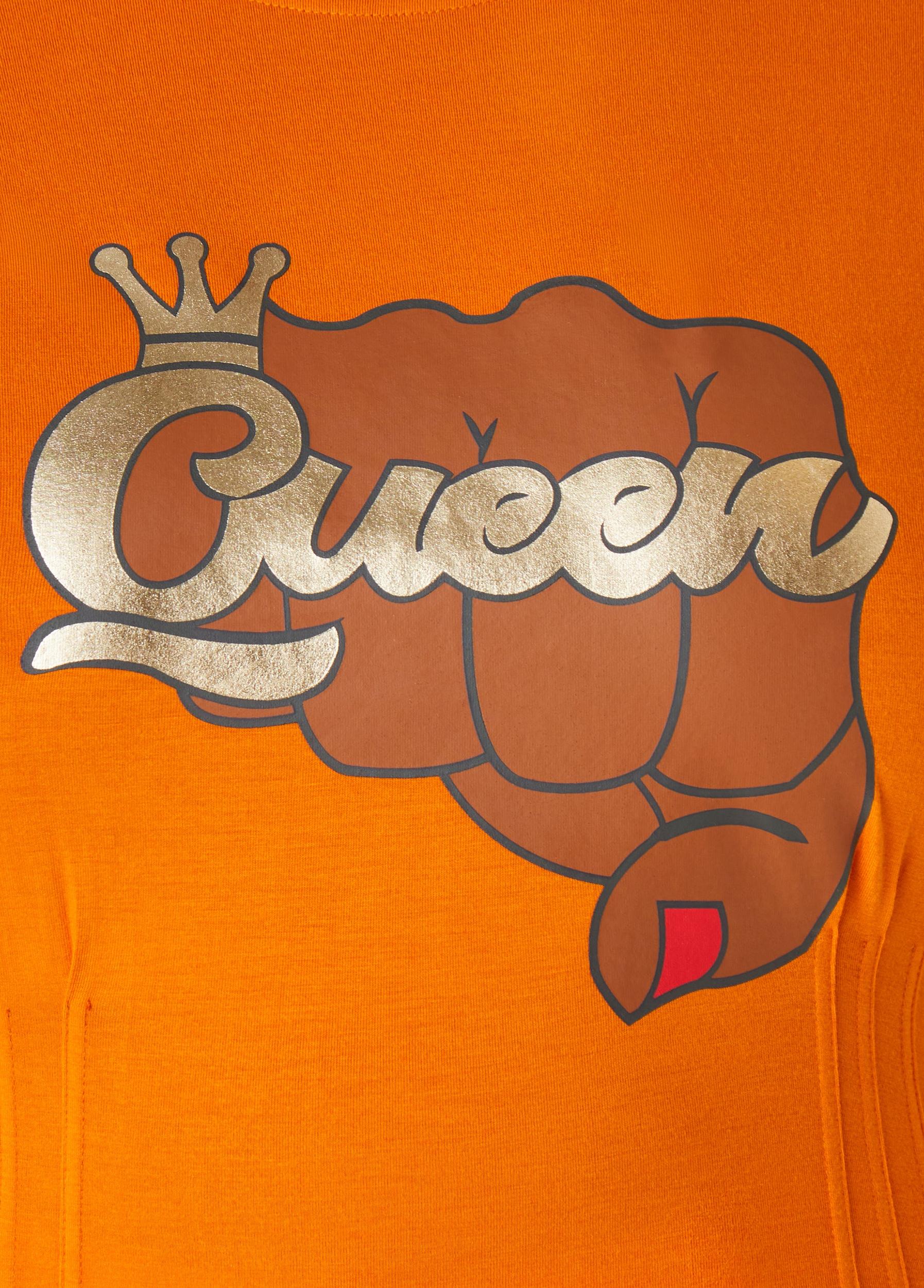 Plus Size Metallic Queen Graphic Tee Ashley Stewart Product Image