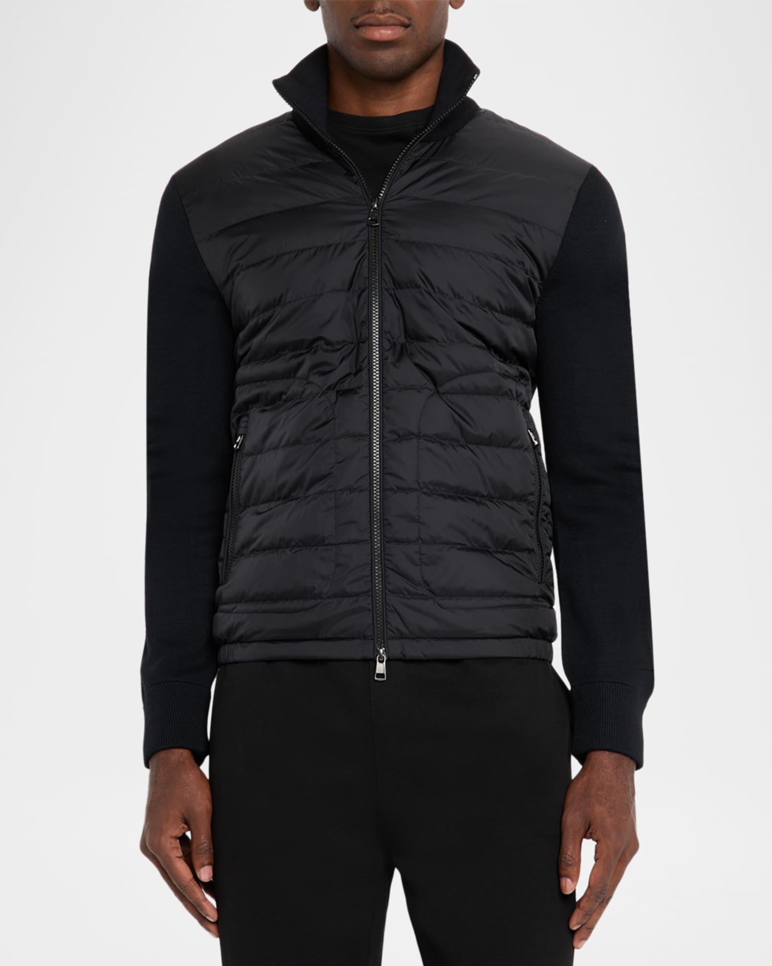 Men's Archivio Basic Puffer Wool Sleeve Cardigan Product Image