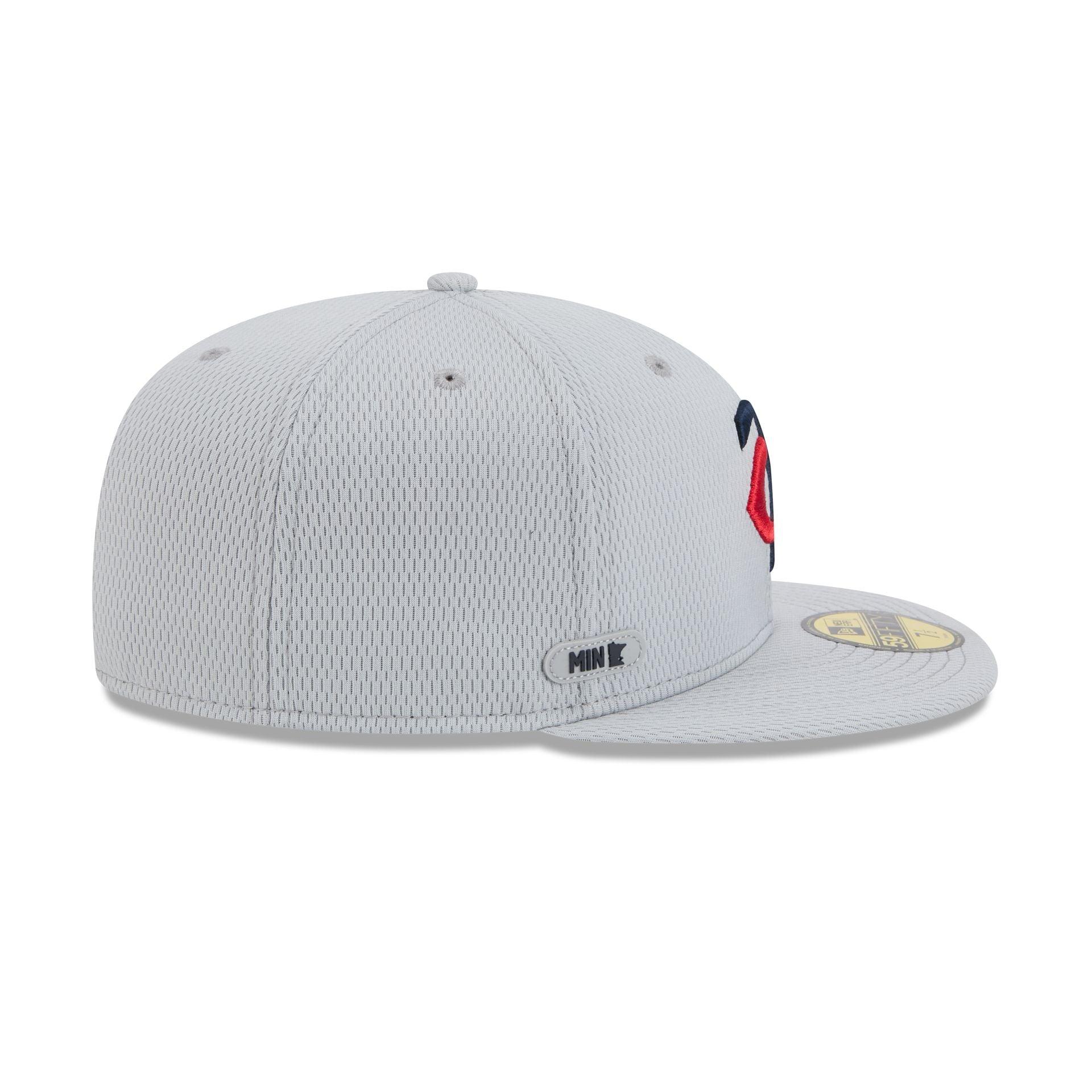 Minnesota Twins 2025 Clubhouse Gray 59FIFTY Fitted Hat Male Product Image