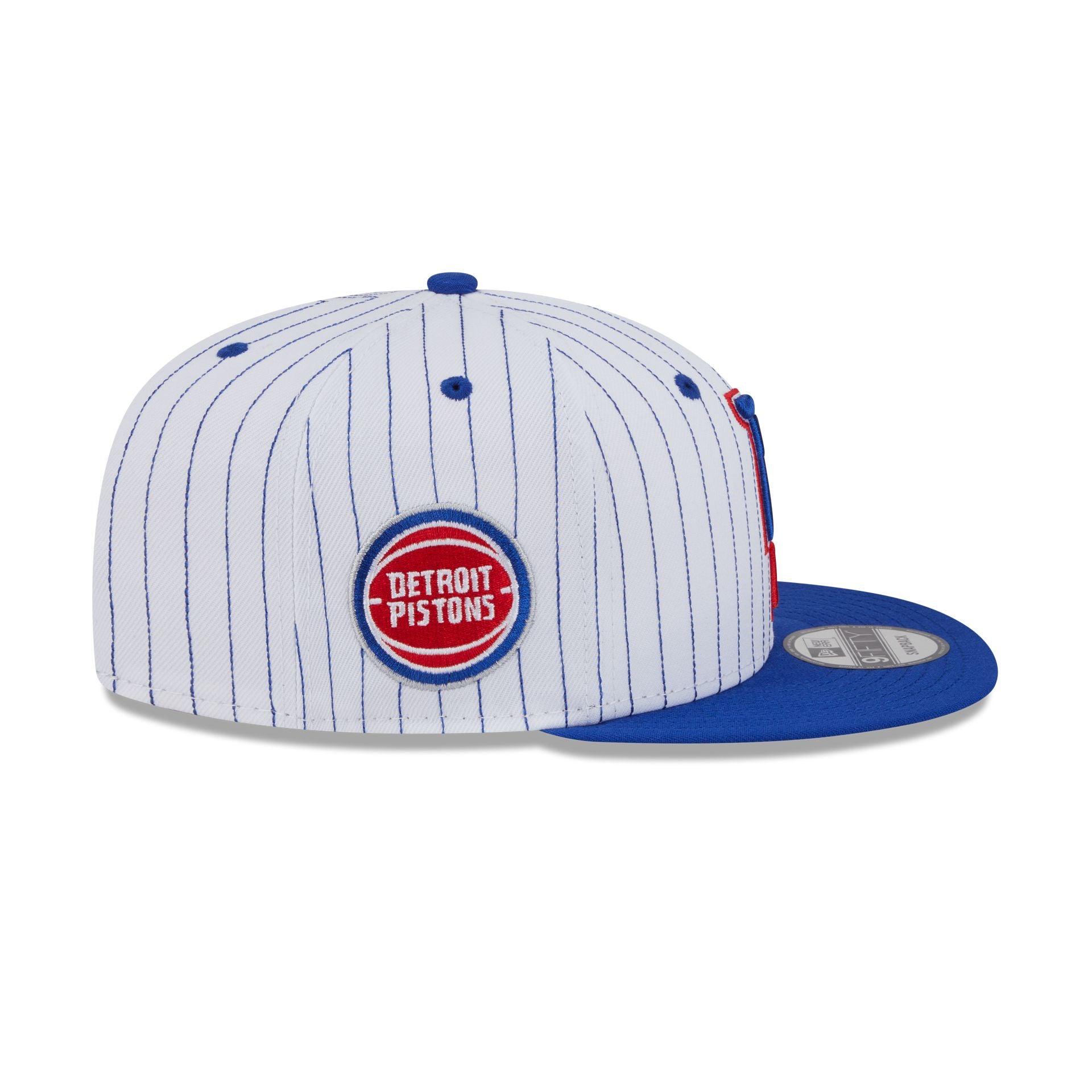 Detroit Pistons Deceptor Pinstripe 9FIFTY Snapback Hat Male Product Image