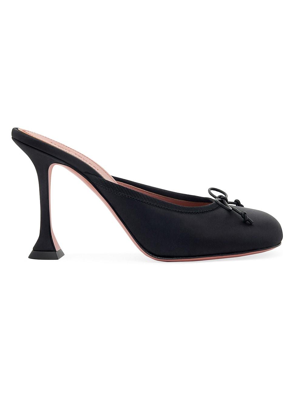 Womens Lila 95MM Silk Mules Product Image