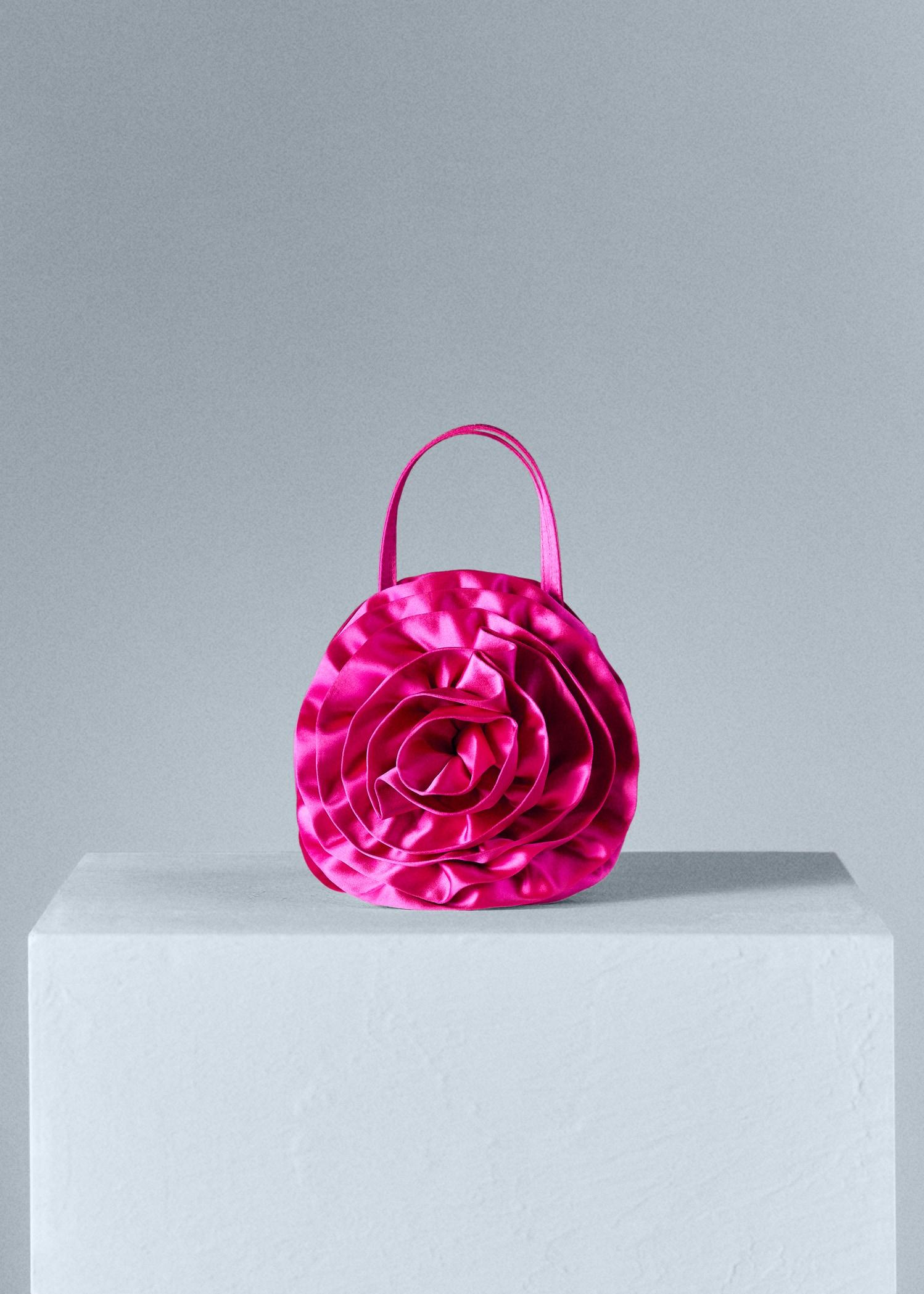 Maxi flower bag - Women | MANGO USA Product Image