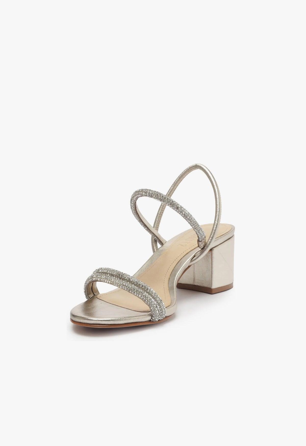 Whiteley Block Metallic Leather Sandal Female Product Image