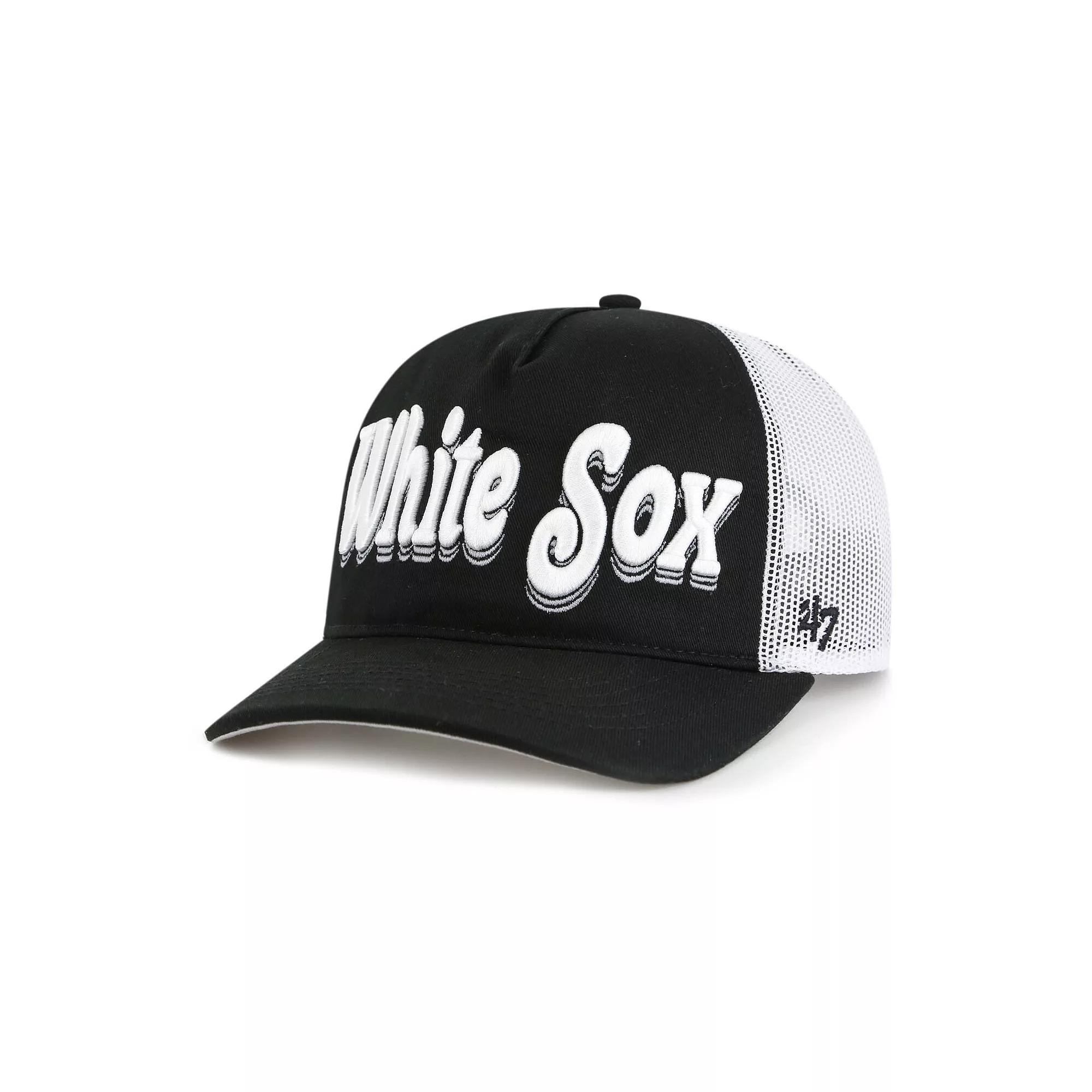 Women's '47 Black Chicago White Sox Biloxi Hitch Adjustable Hat Product Image