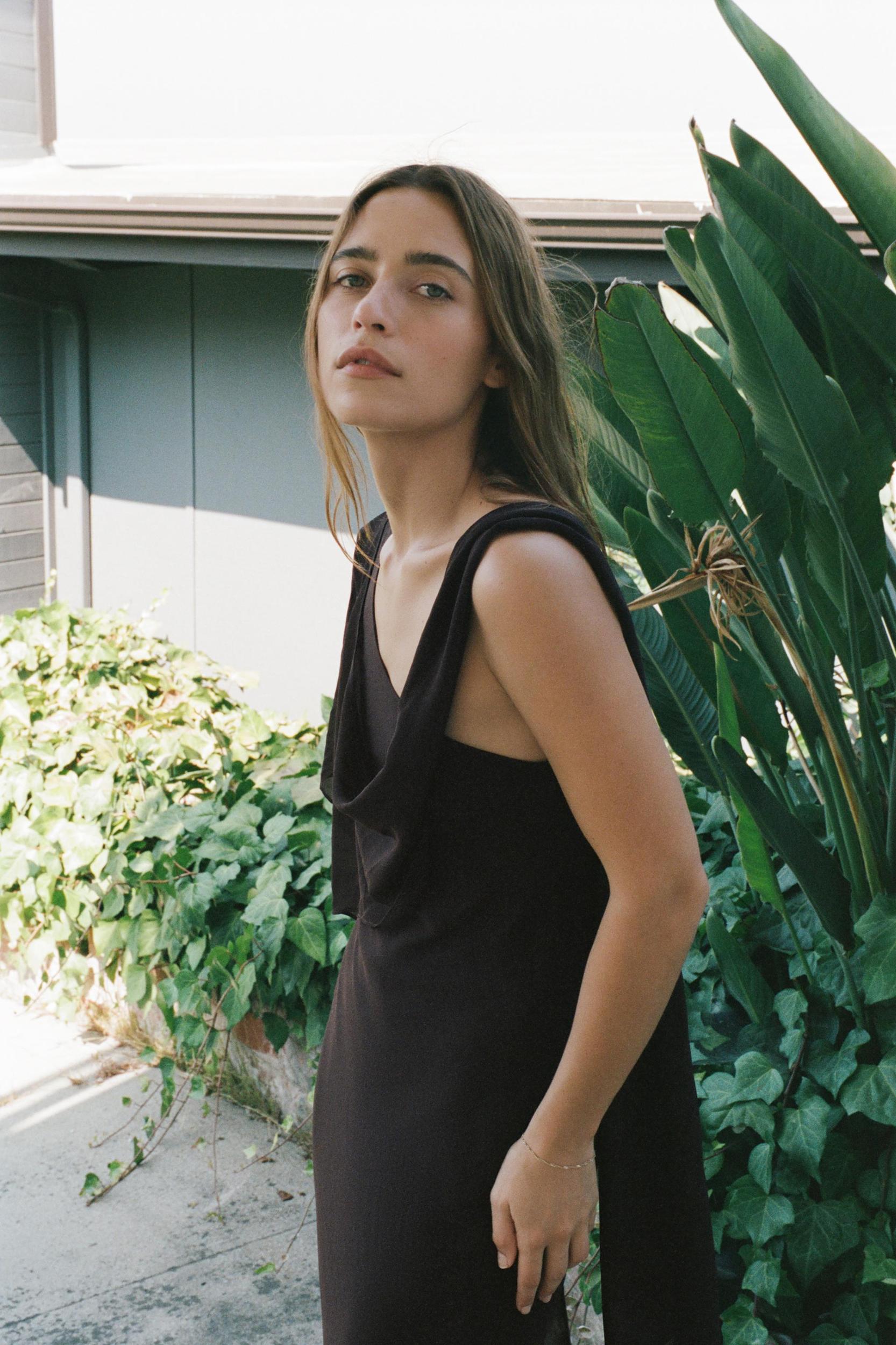 LIMITED EDITION ASYMMETRIC CAPE DRESS Product Image