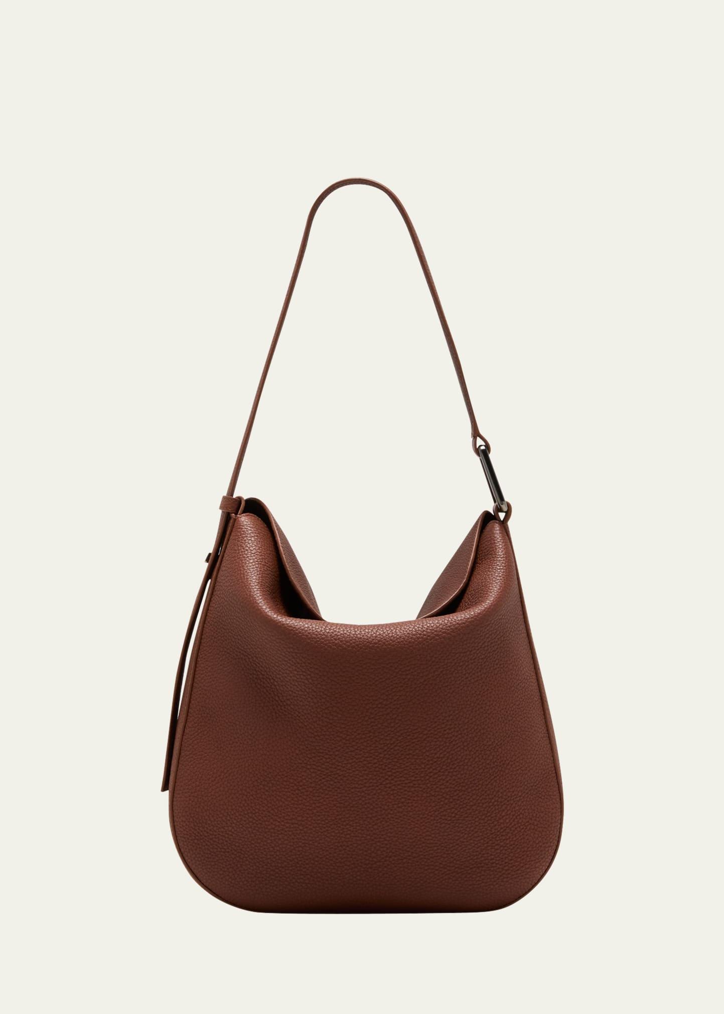 Womens Medium Anna Leather Hobo Bag Product Image