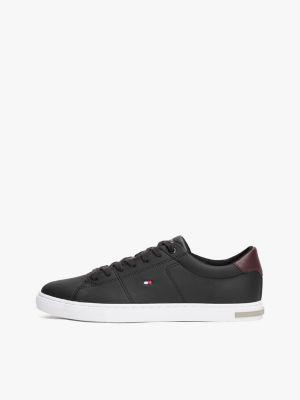 Low Cut Logo Leather Mix Sneaker Product Image