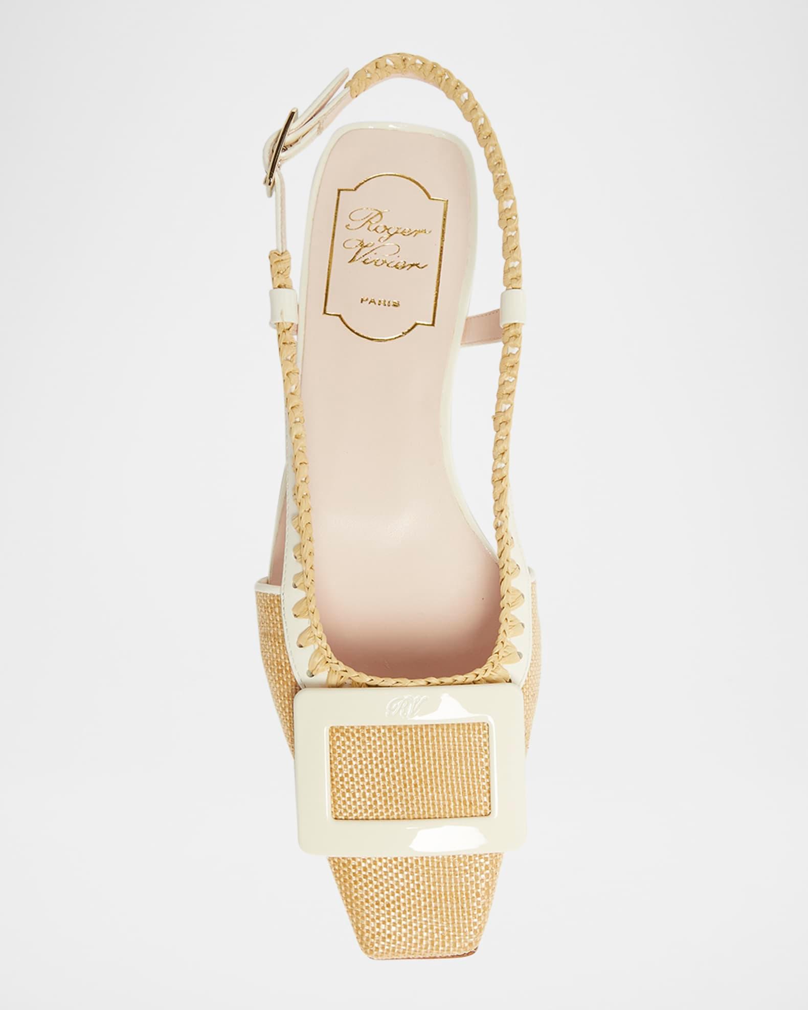 Belle Vivier Buckle Slingback Pumps Product Image